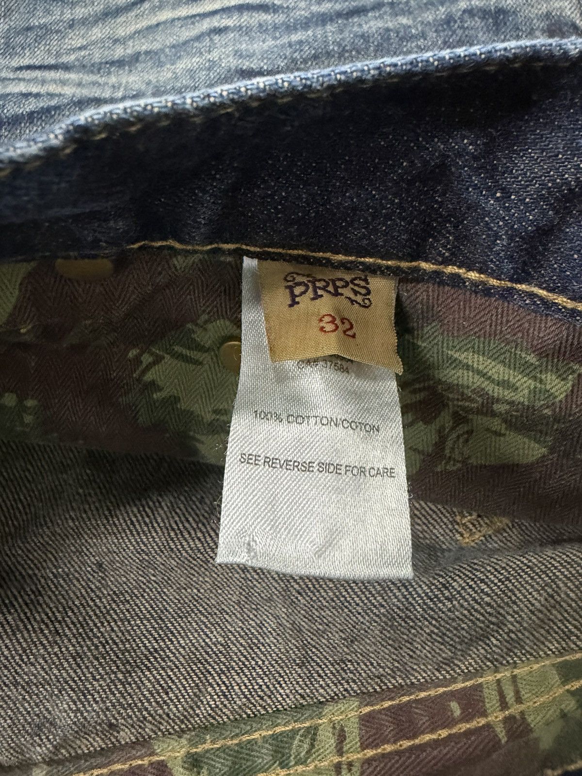Prps Prps Japanese Dirt Washed Denim Jeans Size US 32 / EU 48 - 6 Thumbnail