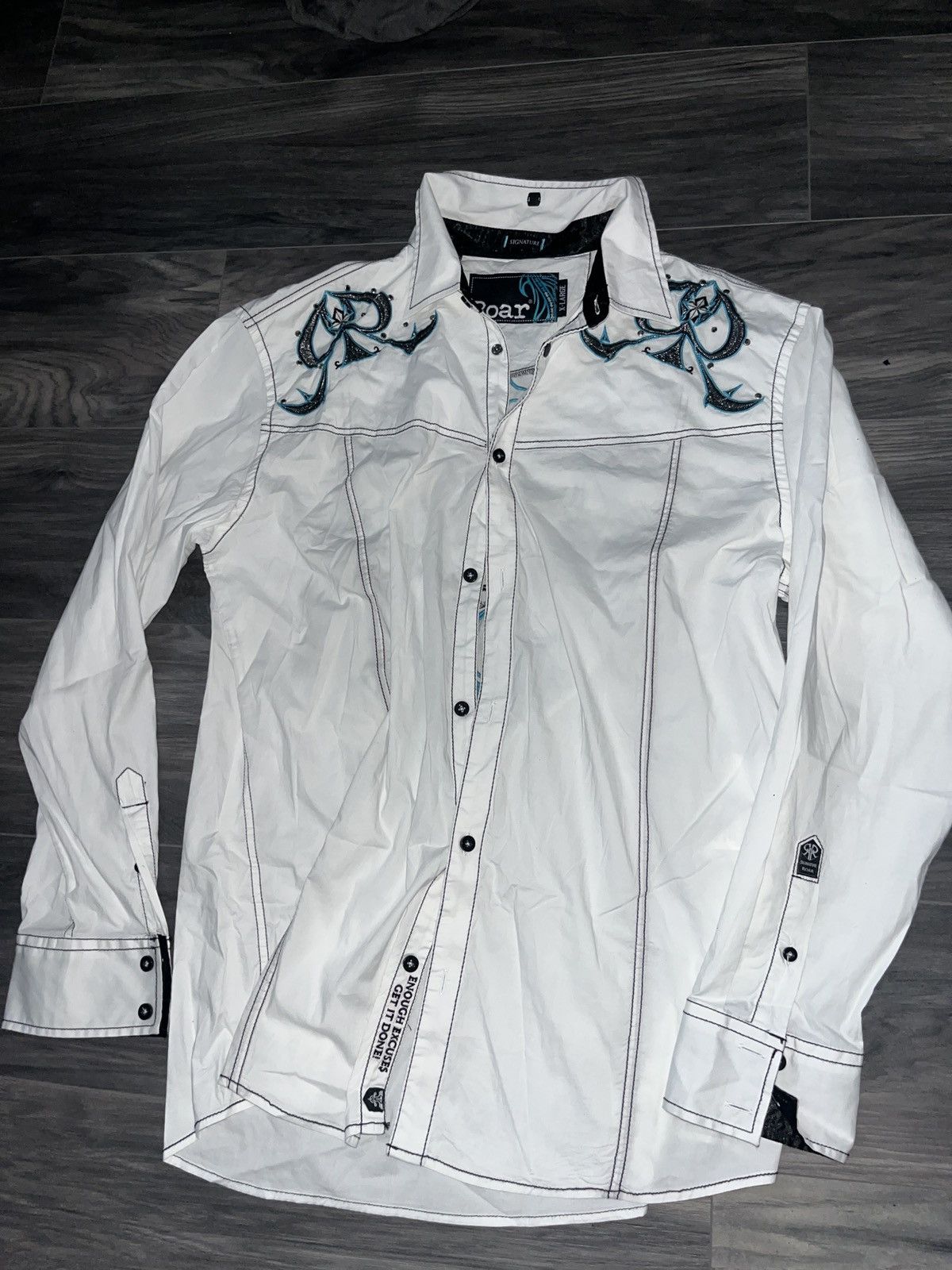 Roar Roar Long Sleeve button up Size US XL / EU 56 / 4 - 2 Thumbnail