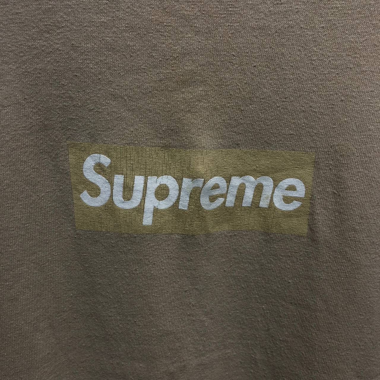 Supreme Supreme 2003 Box Logo tan tee Size US M / EU 48-50 / 2 - 2 Thumbnail