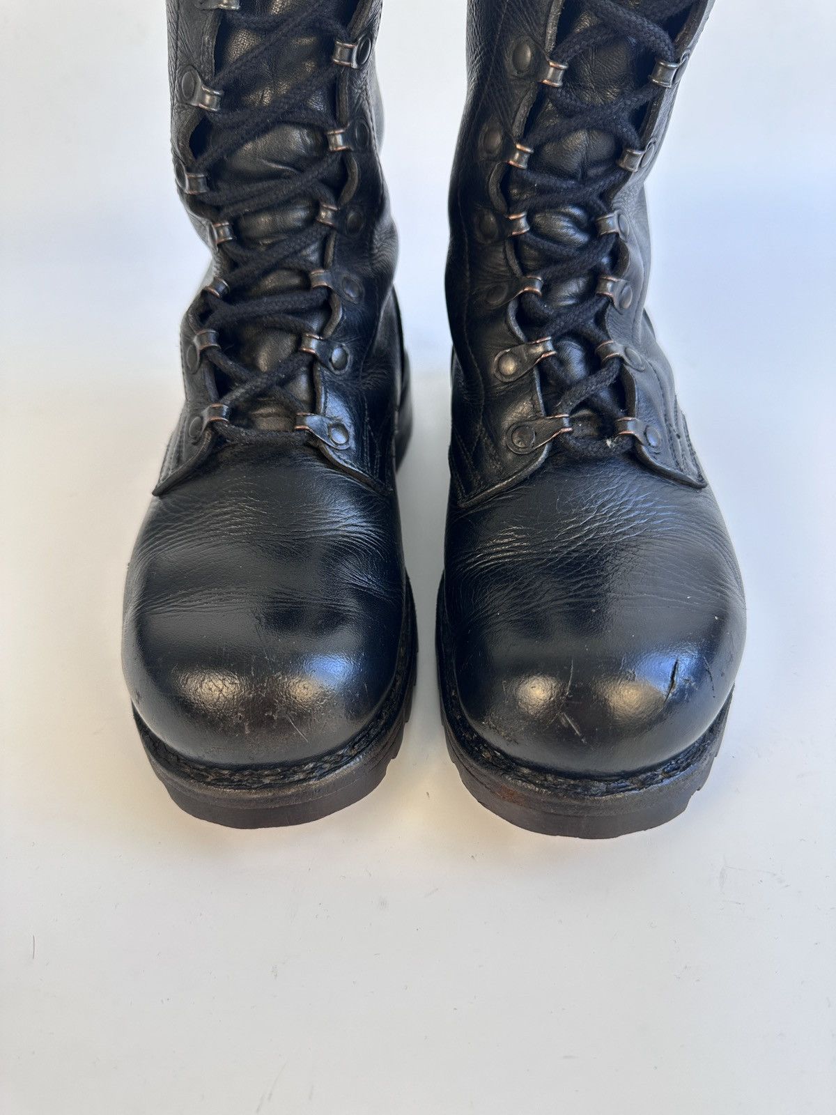 Other German Army BW Combat Boots 2007 Metzeler Sole Black Leather Size US 7.5 / IT 37.5 - 6 Thumbnail