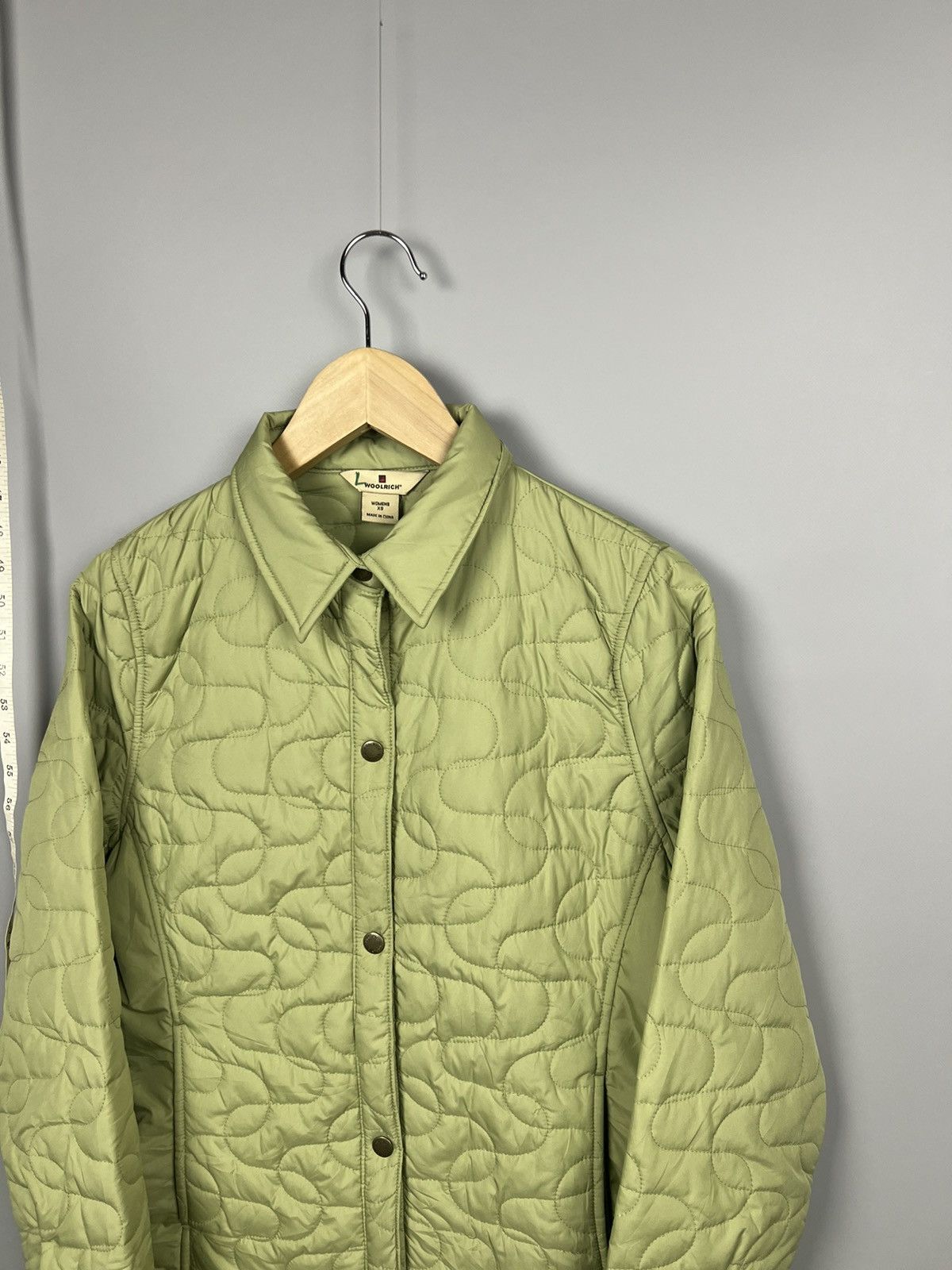 Woolrich Woolen Mills (XS) Woolrich lt sage quilted jacket rare Size XS / US 0-2 / IT 36-38 - 2 Thumbnail