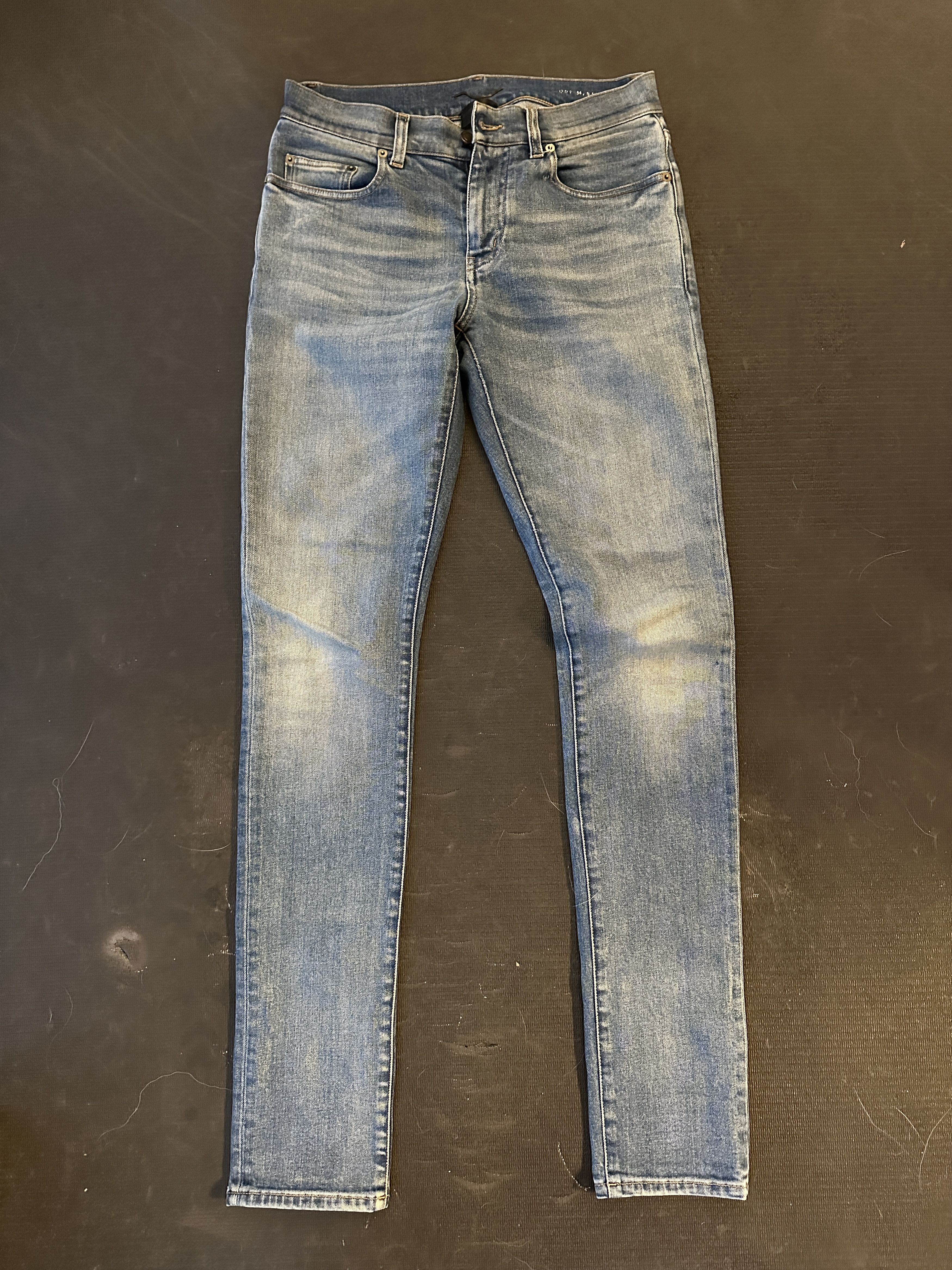 Saint Laurent Paris 2016 Blue Washed D02 Denim Size 28 RARE Size US 28 / EU 44 - 1 Thumbnail