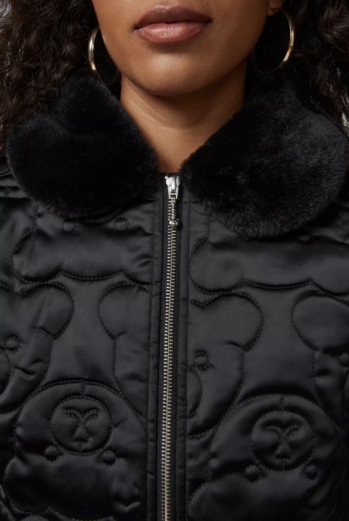 Teddy Fresh Teddy Fresh Quilted Faux Fur Collar Jacket Size S / US 4 / IT 40 - 6 Thumbnail