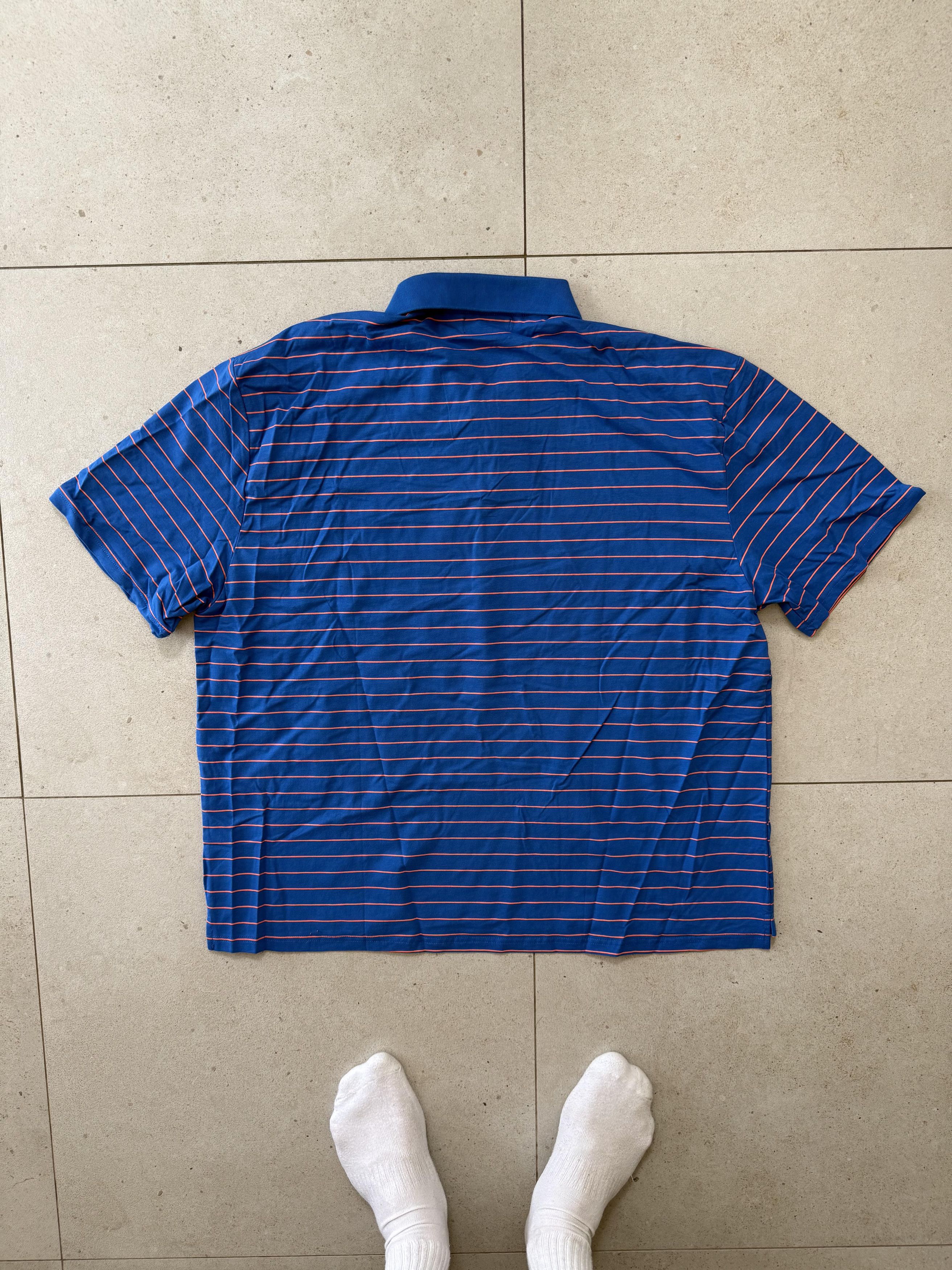 The GV Gallery Hidden Season Blue Striped Polo - XL Size US XL / EU 56 / 4 - 4 Thumbnail