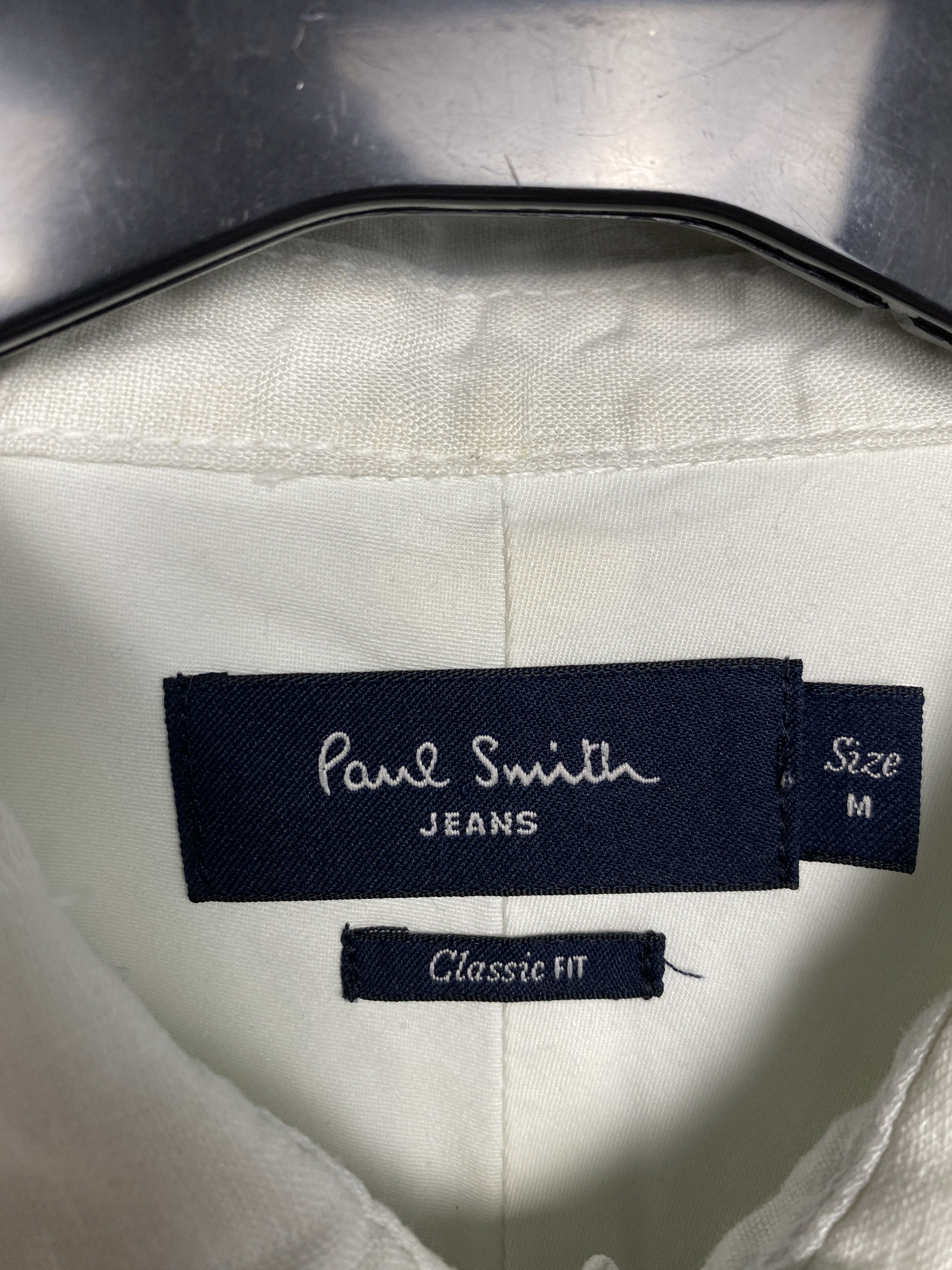 Paul Smith Paul Smith Vintage Mens White LINEN Short Sleeve Shirt Size US M / EU 48-50 / 2 - 4 Thumbnail