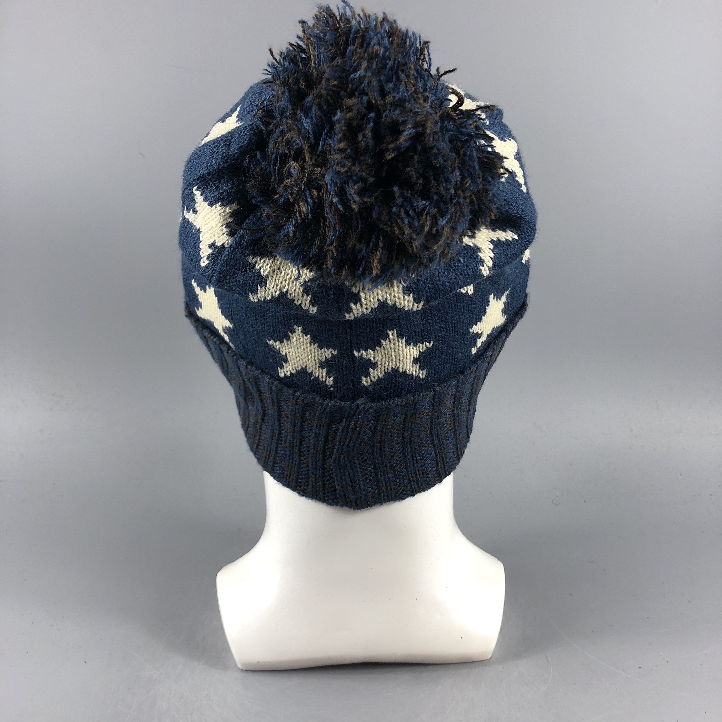 Japanese Brand × Vintage Unknown Star Bobble Beanie Snow Hat Snow Cap -D163 Size ONE SIZE - 2 Thumbnail