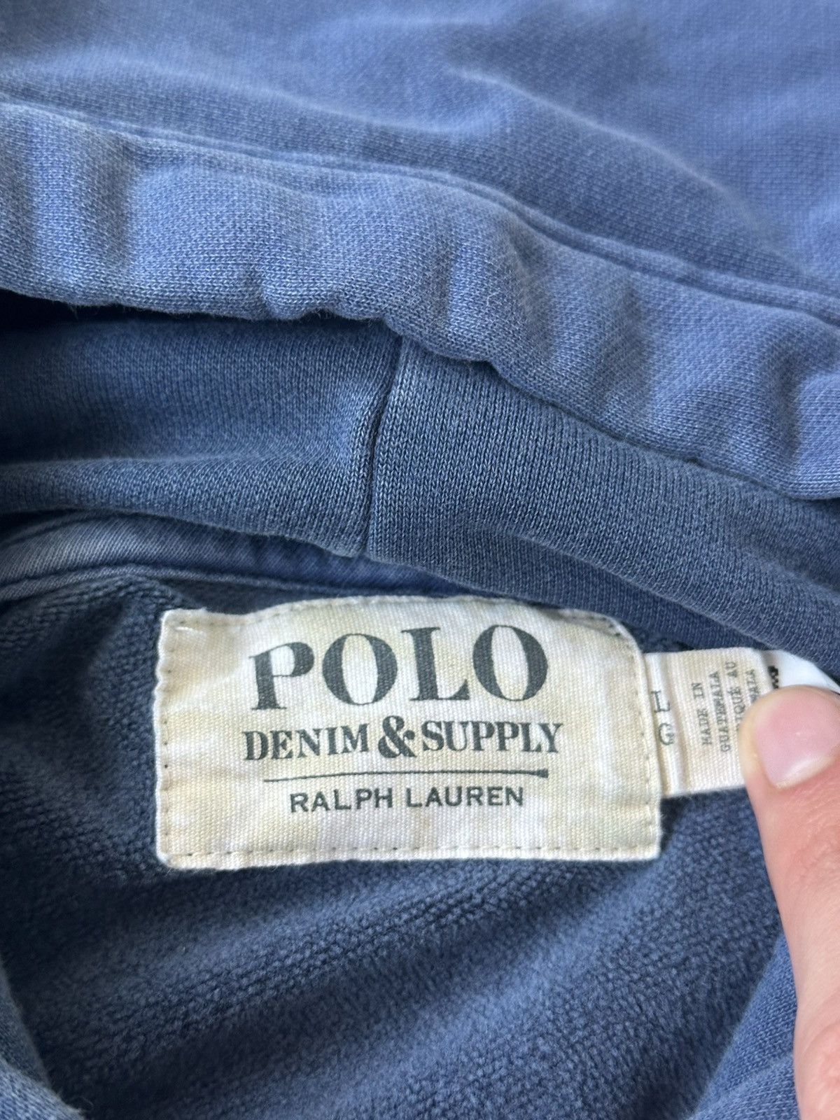 Polo Ralph Lauren vintage Polo Ralph Lauren denim&supply hoodie 90s rare Size US L / EU 52-54 / 3 - 5 Thumbnail