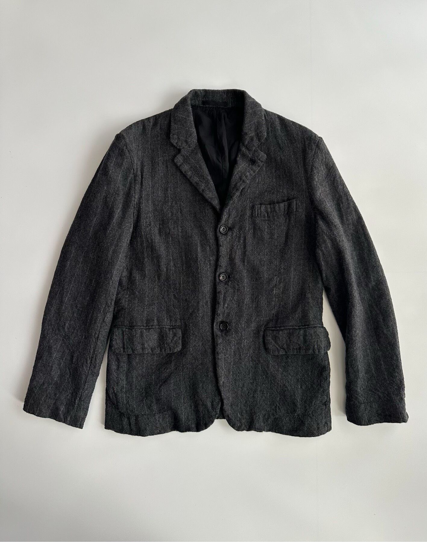 Comme des Garcons Comme des Garcons Wool fur-lined suit jacket| Size XS / US 0-2 / IT 36-38 - 1 Thumbnail