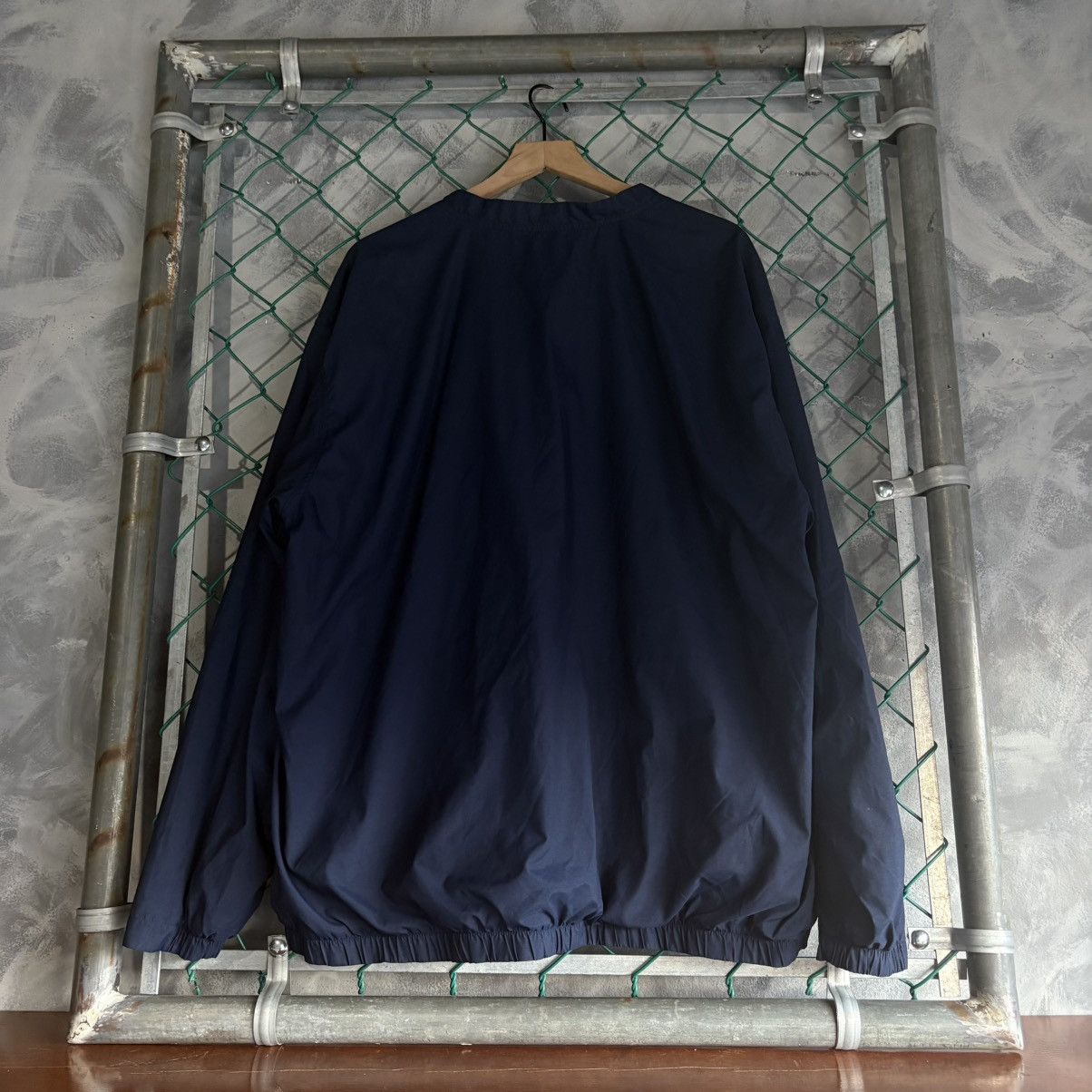 Nike Vintage Nike Windbreaker Mens XL Blue Navy 2000’s Neck Gym Size US XL / EU 56 / 4 - 5 Thumbnail