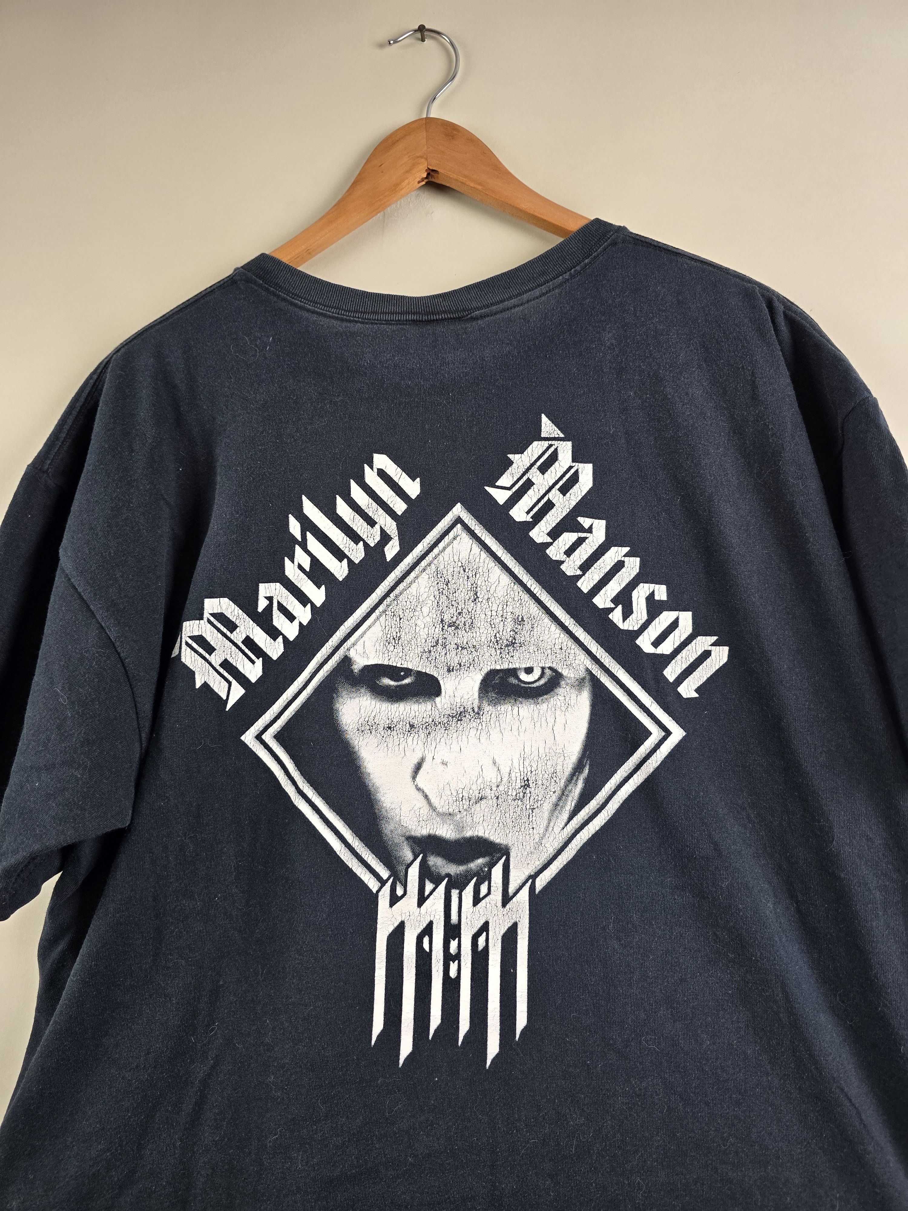 Band Tees × Marilyn Manson × Vintage 2004 Marilyn Manson XL 23" 30" Size US XL / EU 56 / 4 - 6 Thumbnail