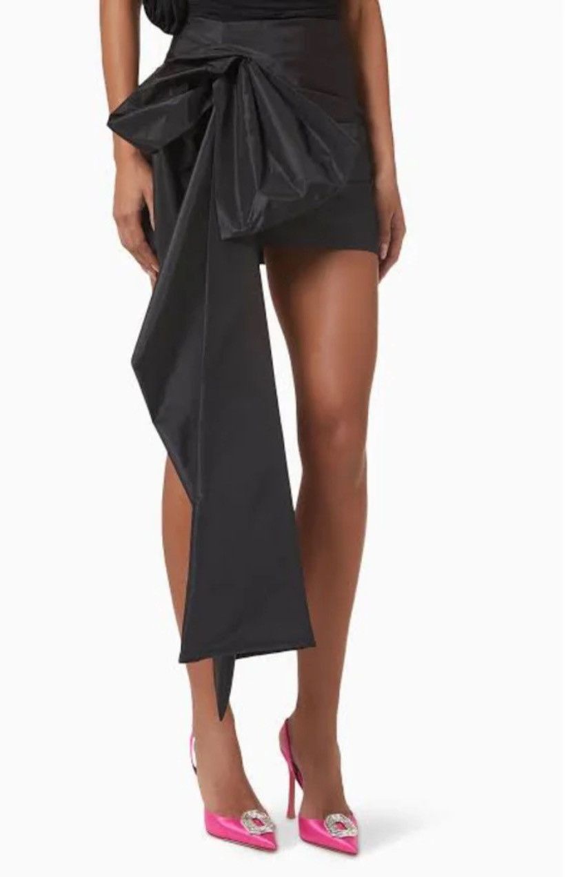 Magda Butrym MAGDA BUTRYM Draped Sash Mini Skirt in Taffeta Size 26" / US 2 / IT 38 - 3 Thumbnail