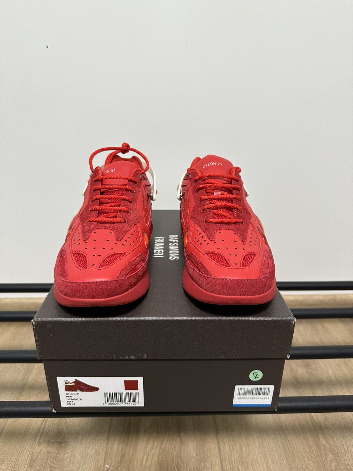 Raf Simons Raf Simons Cylon-21, Red, Size 41 Size US 8.5 / EU 41-42 - 2 Thumbnail