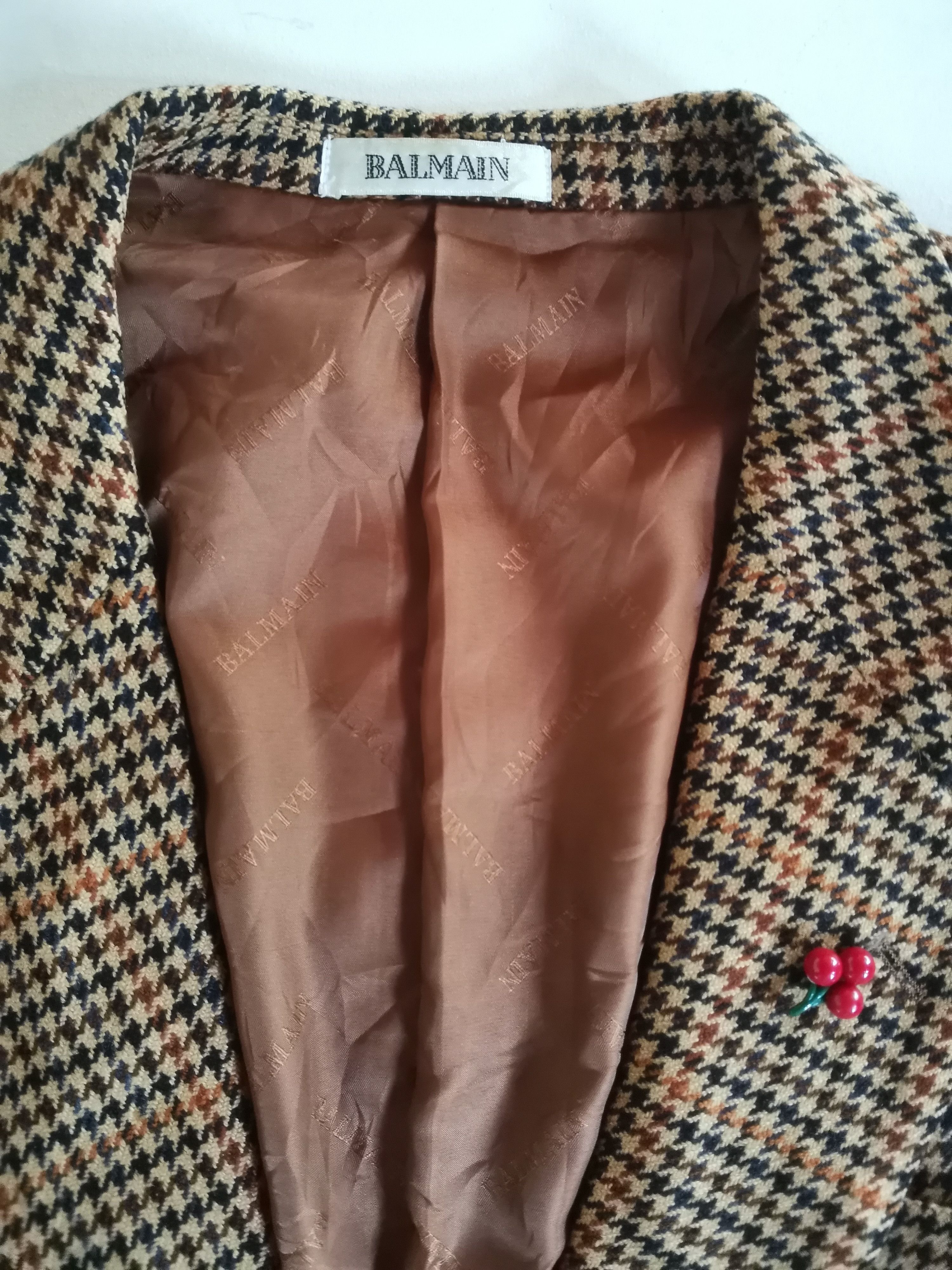 Balmain × Designer Vintage Balmain Paris Coat Size US XL / EU 56 / 4 - 4 Thumbnail