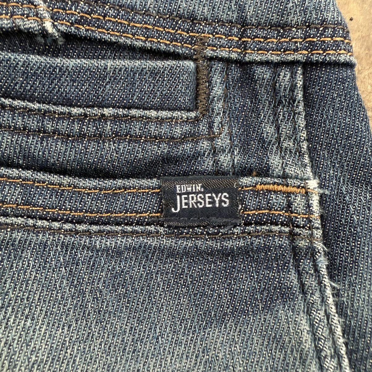 Edwin VINTAGE EDWIN JERSEY FADED RIPPEP JEAN DENIM PANTS Size US 34 / EU 50 - 12 Thumbnail