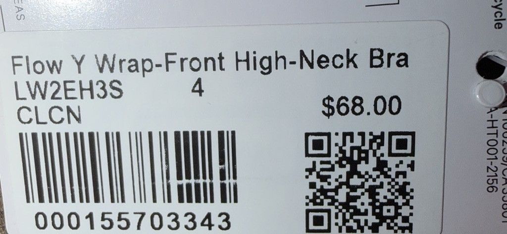 Lululemon LULULEMON FLOW Y WRAP FRONT HIGH NECK BRA RED COLOR SZ 4 NWT Size ONE SIZE - 4 Thumbnail