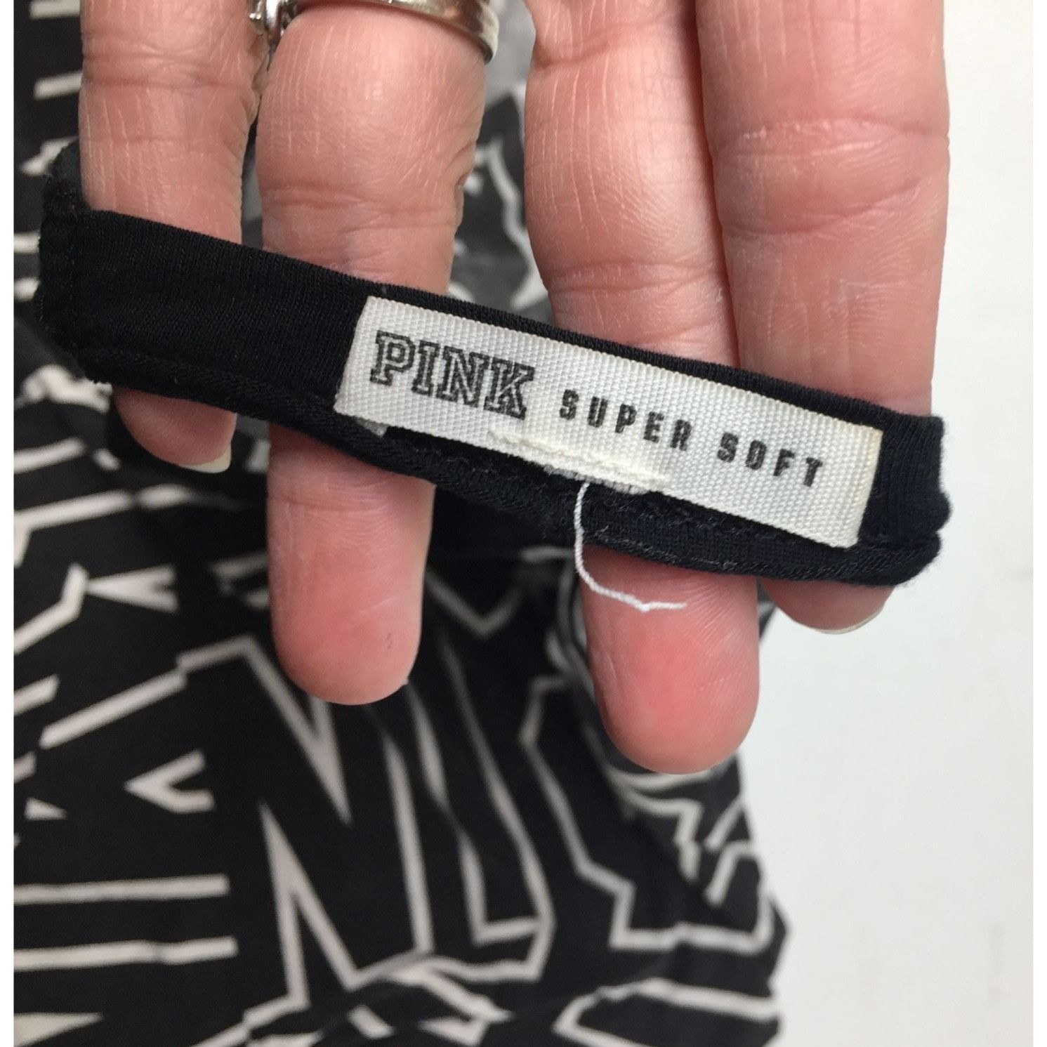 Pink Womens PINK Victoria's Secret Super Soft Black and White Tan Size M / US 6-8 / IT 42-44 - 3 Thumbnail