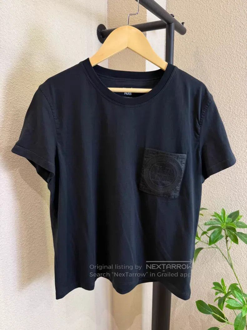 Hermes Hermes Black Short Sleeve T-Shirt Size M / US 6-8 / IT 42-44 - 1 Thumbnail