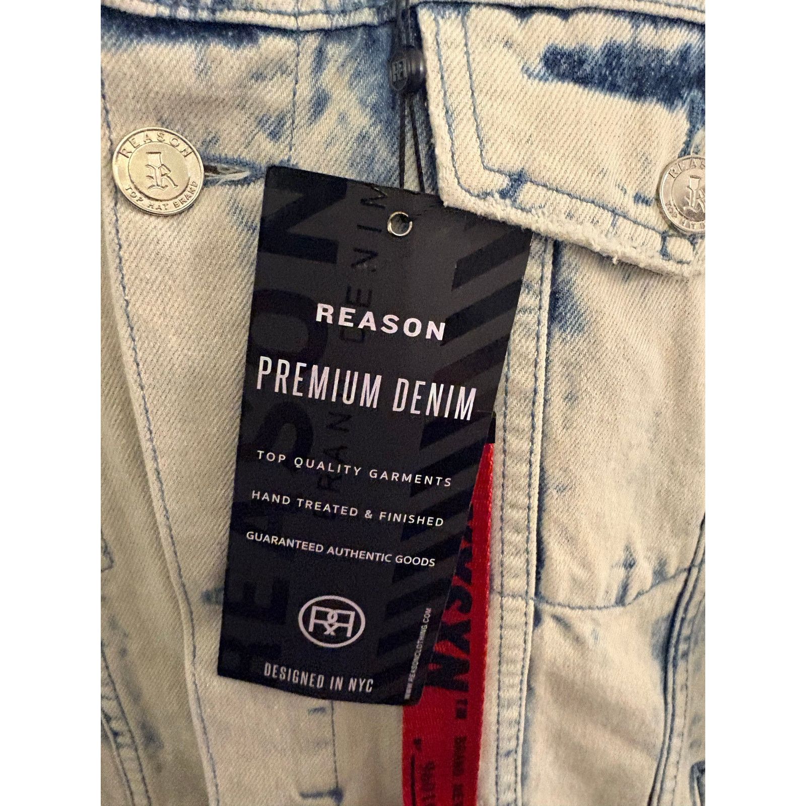 Reason Reason Ferocious Denim Jacket Size XL Size US XL / EU 56 / 4 - 6 Thumbnail