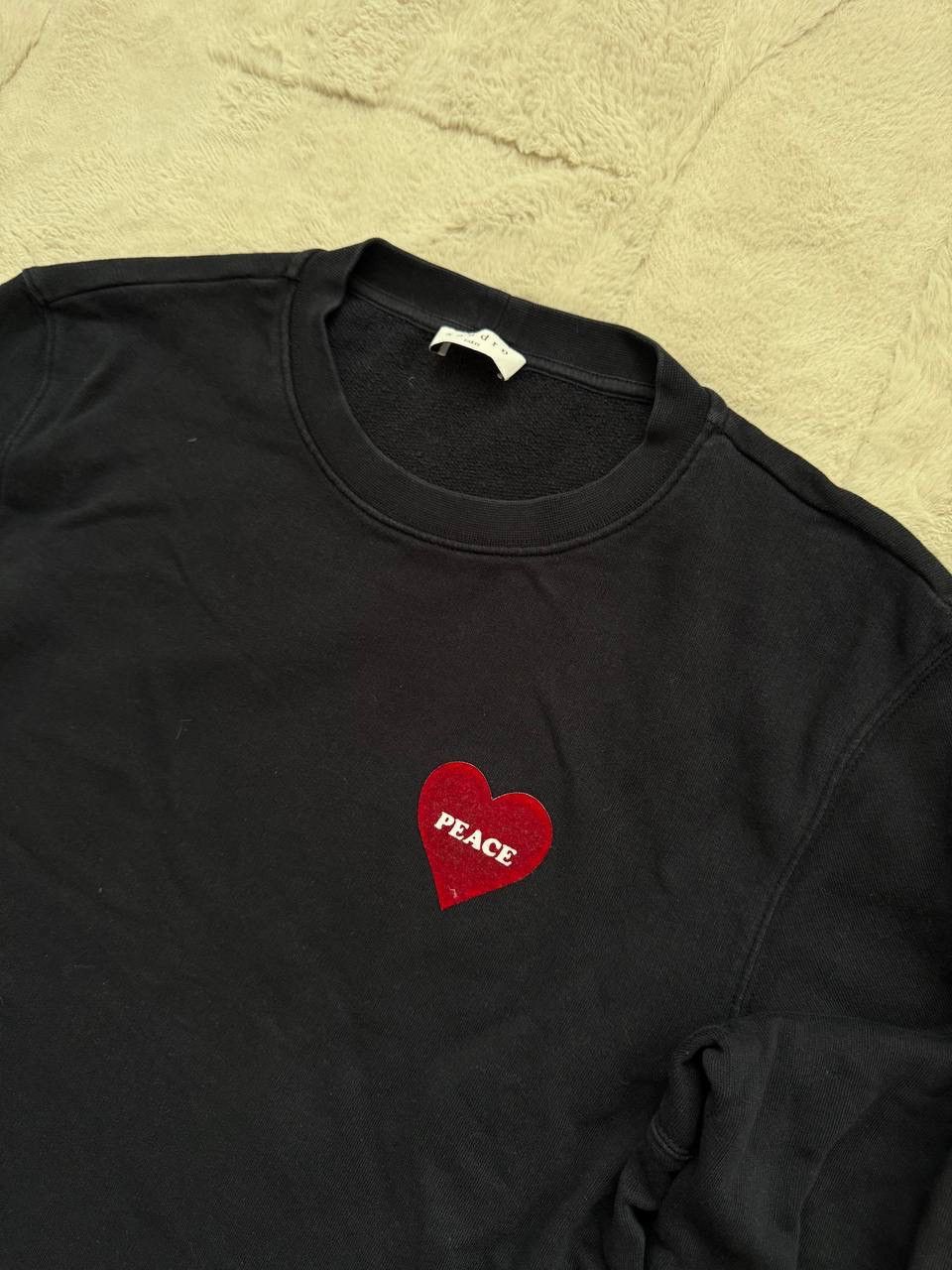 Sandro Sandro Peace Heart Sweatshirt Size US M / EU 48-50 / 2 - 2 Thumbnail