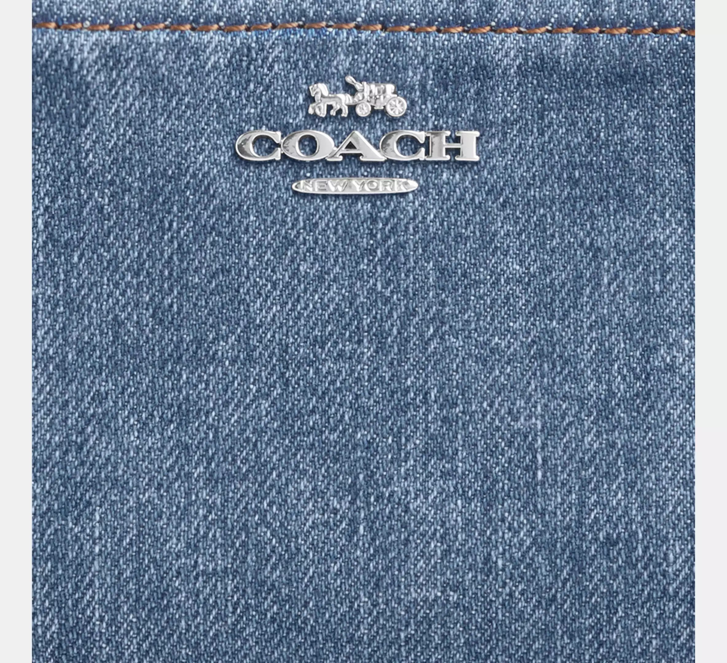 Coach Snap Wallet CAP07 denim/Silver/Indigo Size ONE SIZE - 9 Thumbnail