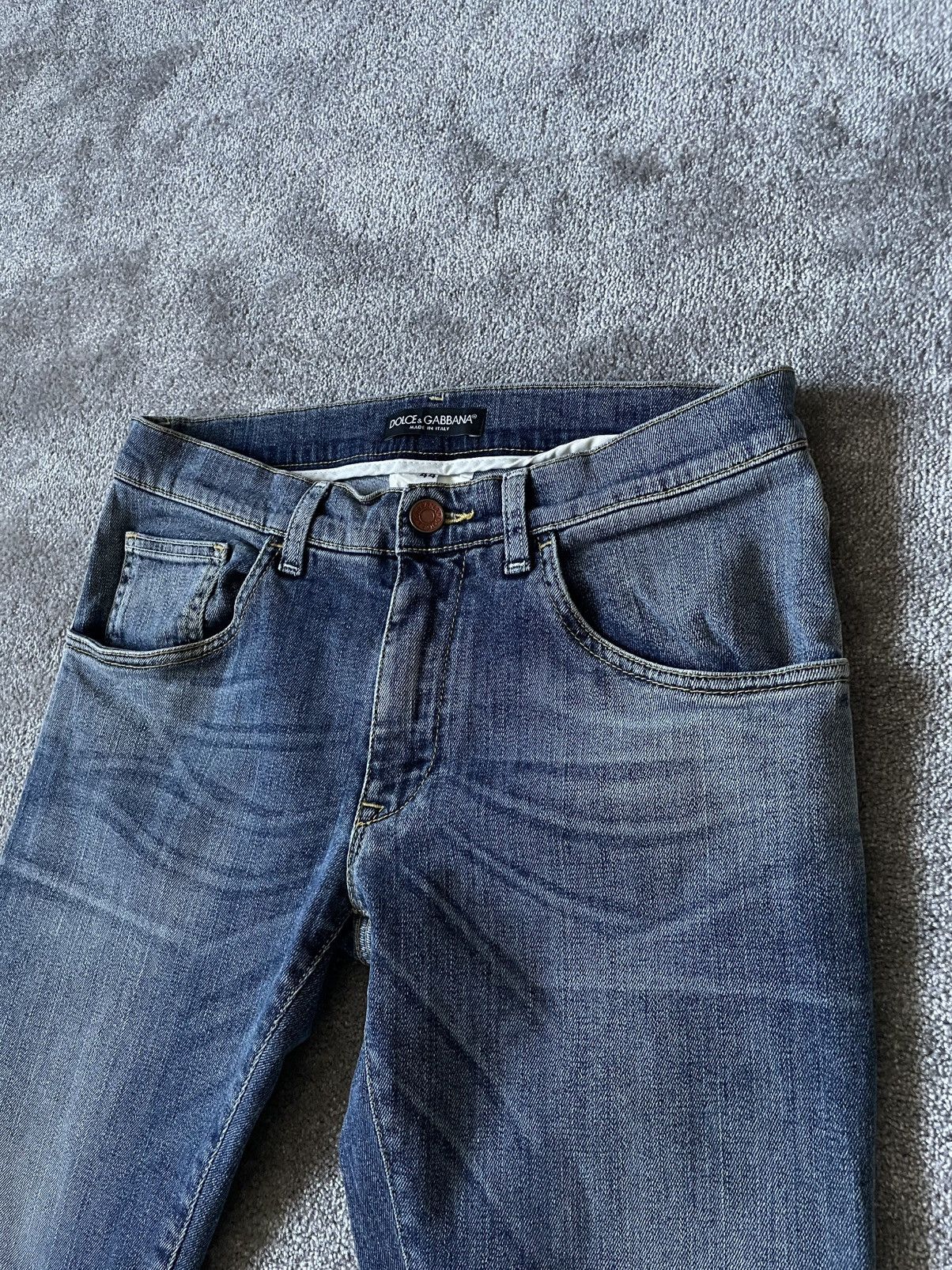 Dolce & Gabbana Slim Washed Jeans Size US 34 / EU 50 - 2 Thumbnail