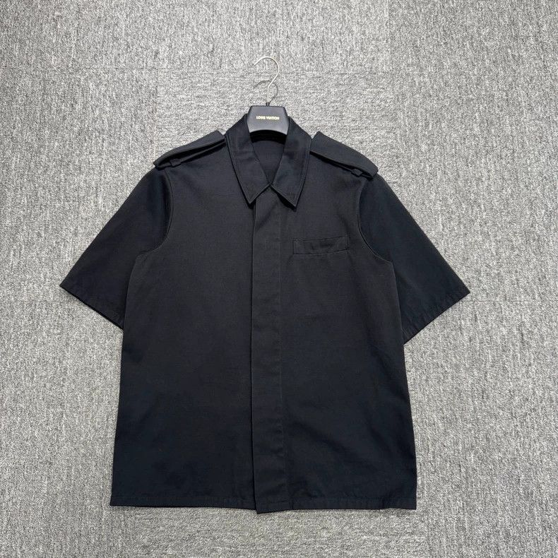 Prada Prada Black denim short-sleeved shirt 2505-Nextarrow Size US L / EU 52-54 / 3 - 1 Thumbnail