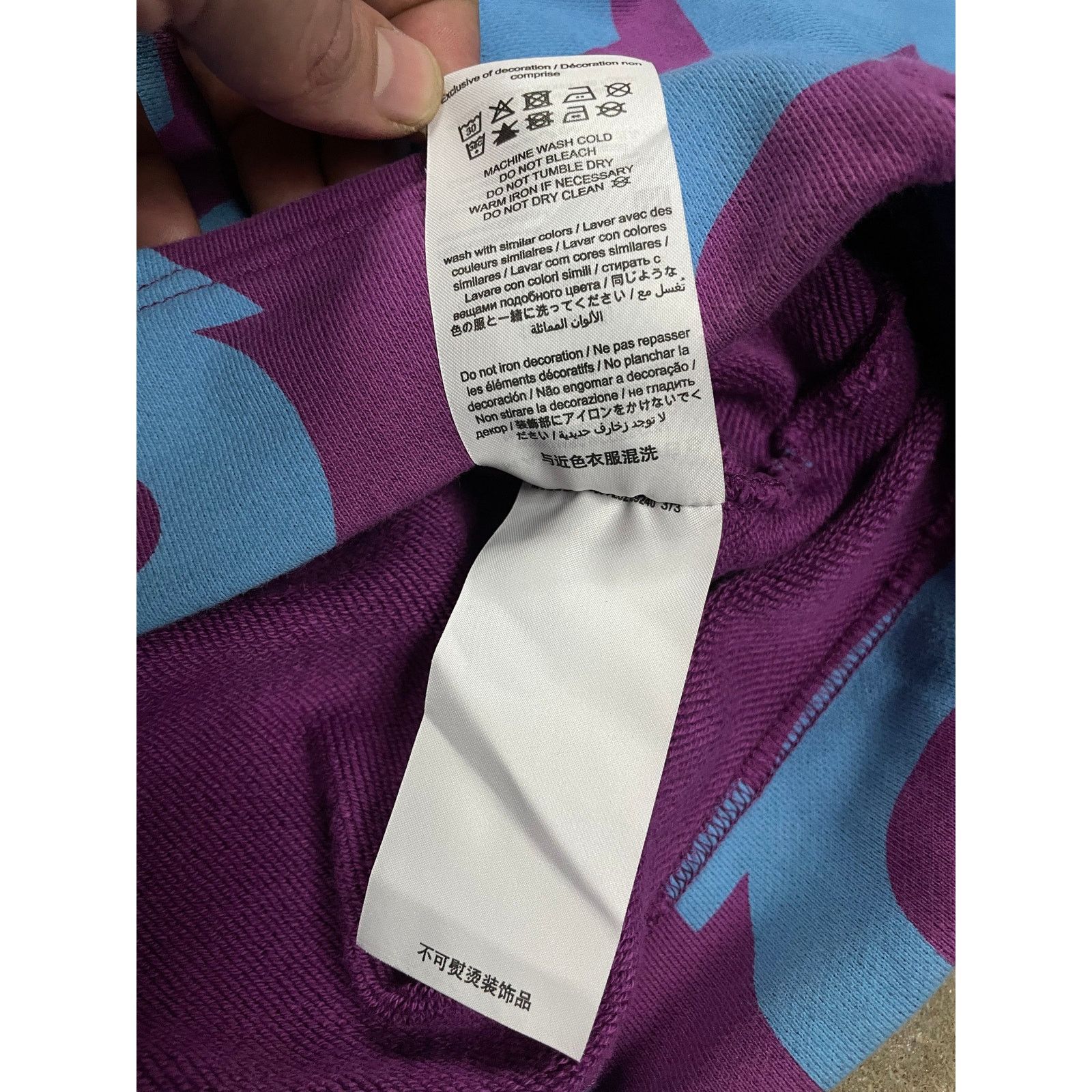 Marc Jacobs Marc Jacobs Sweatsuit Purple Blue Used S-XS (Fits Medium) Size US M / EU 48-50 / 2 - 3 Thumbnail