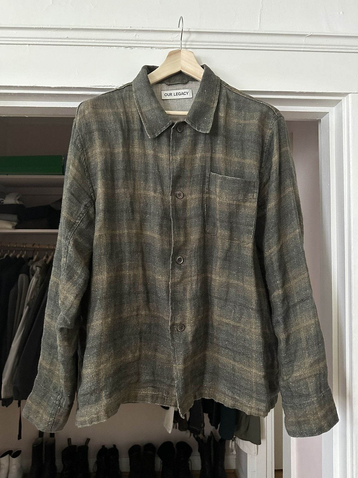 our legacy / box shirt (mirage check)