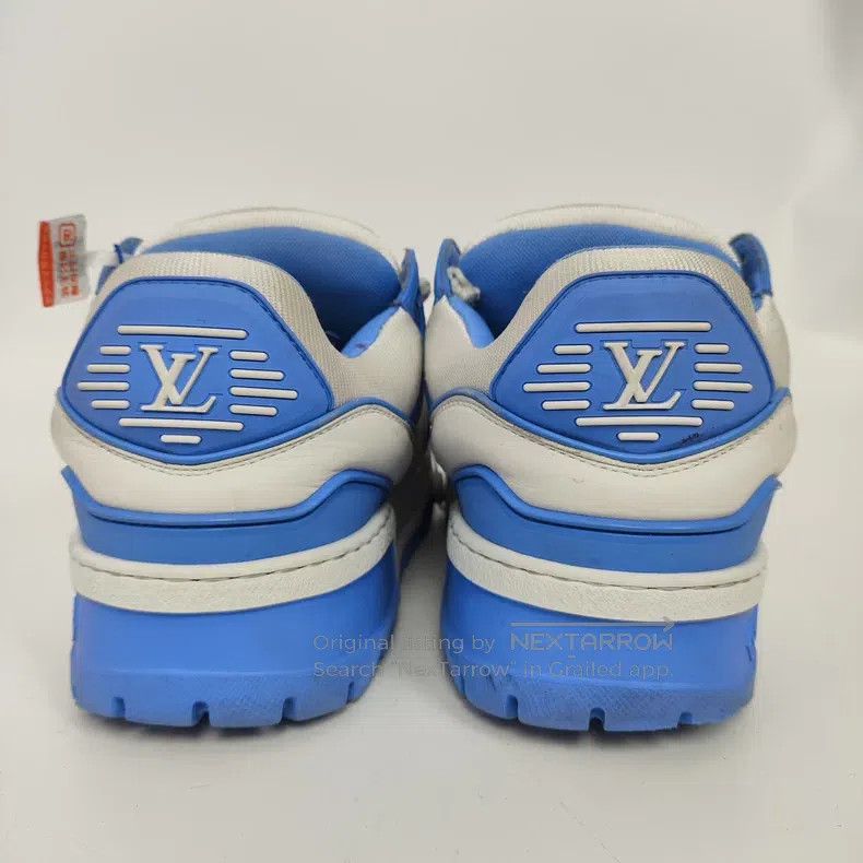 Louis Vuitton Louis Vuitton Blue Fat Ding shoes Size US 7 / IT 37 - 3 Thumbnail