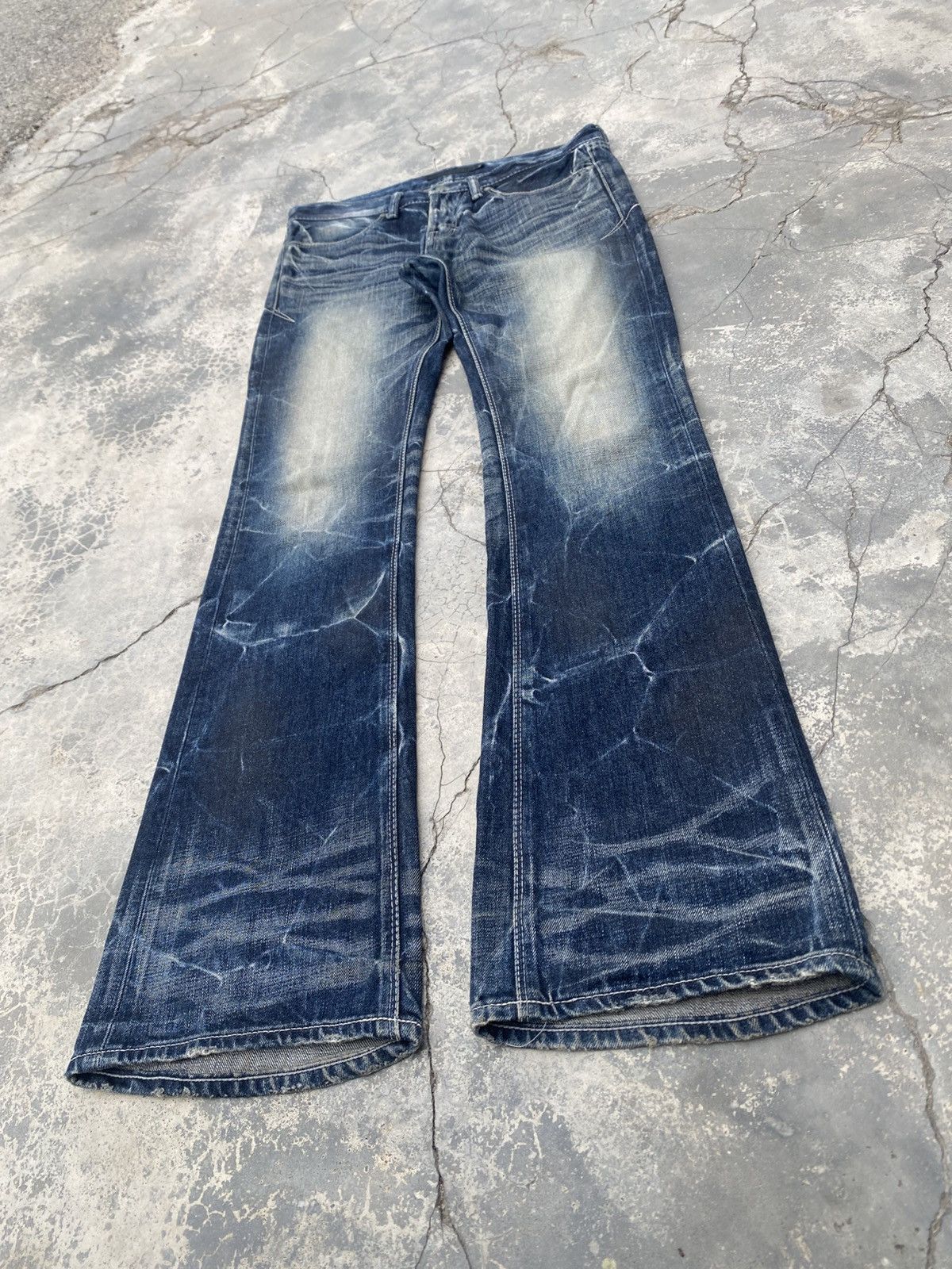 GOSTAR DE FUGA FUGA Reptile Flared Jeans LGB IF SIX WAS NINE Size US 30 / EU 46 - 5 Thumbnail