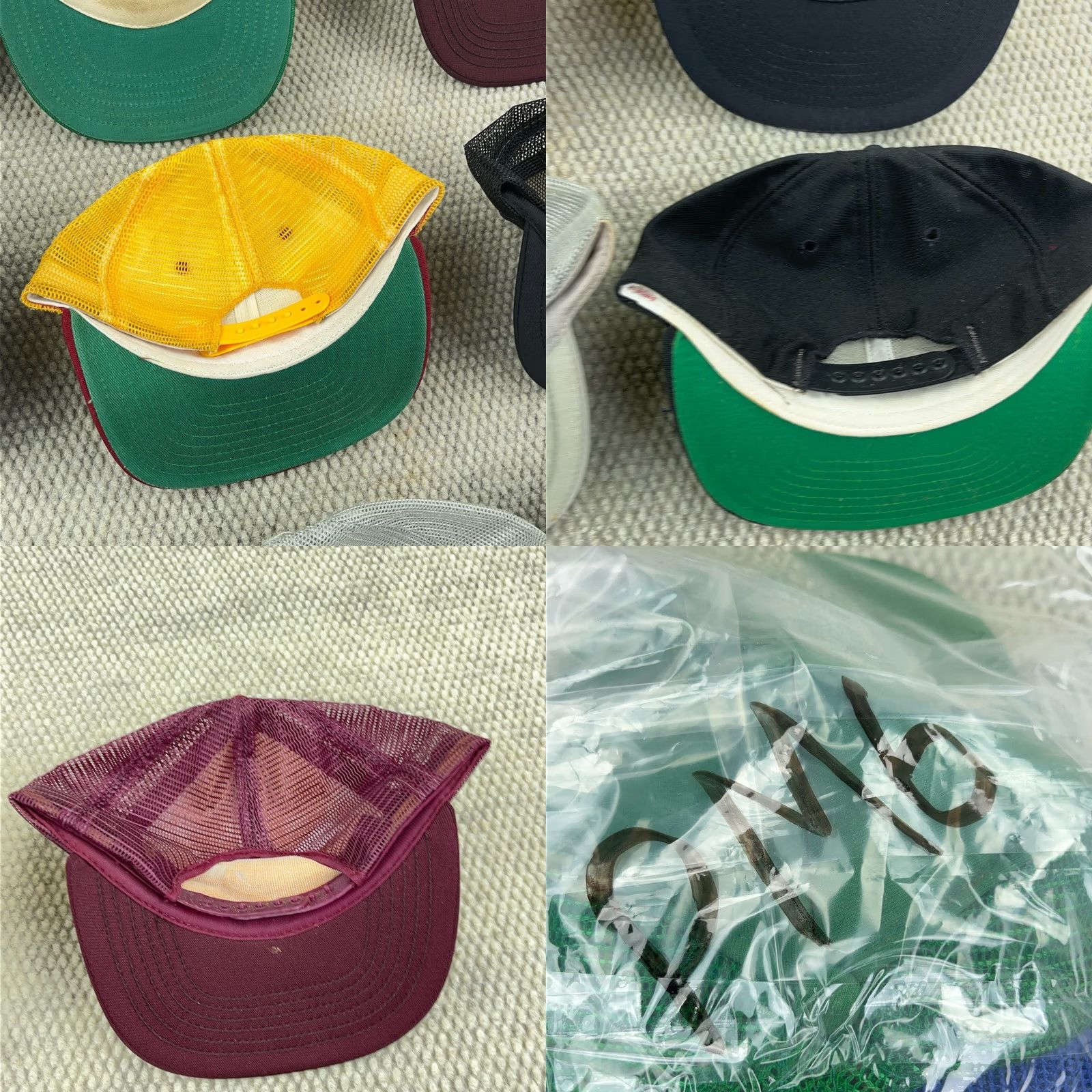 Vintage Vintage Trucker Hat Lot Strap Snap Back 80s 90s Advertising Farm Mining Cap PM6 Size ONE SIZE - 10 Thumbnail