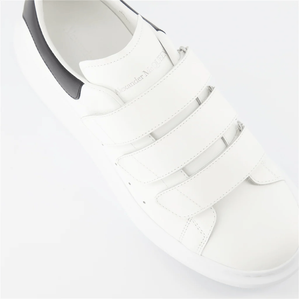Alexander McQueen o1w1db10725 Oversized Triple Strap Sneaker in White Size US 12 / EU 45 - 4 Thumbnail