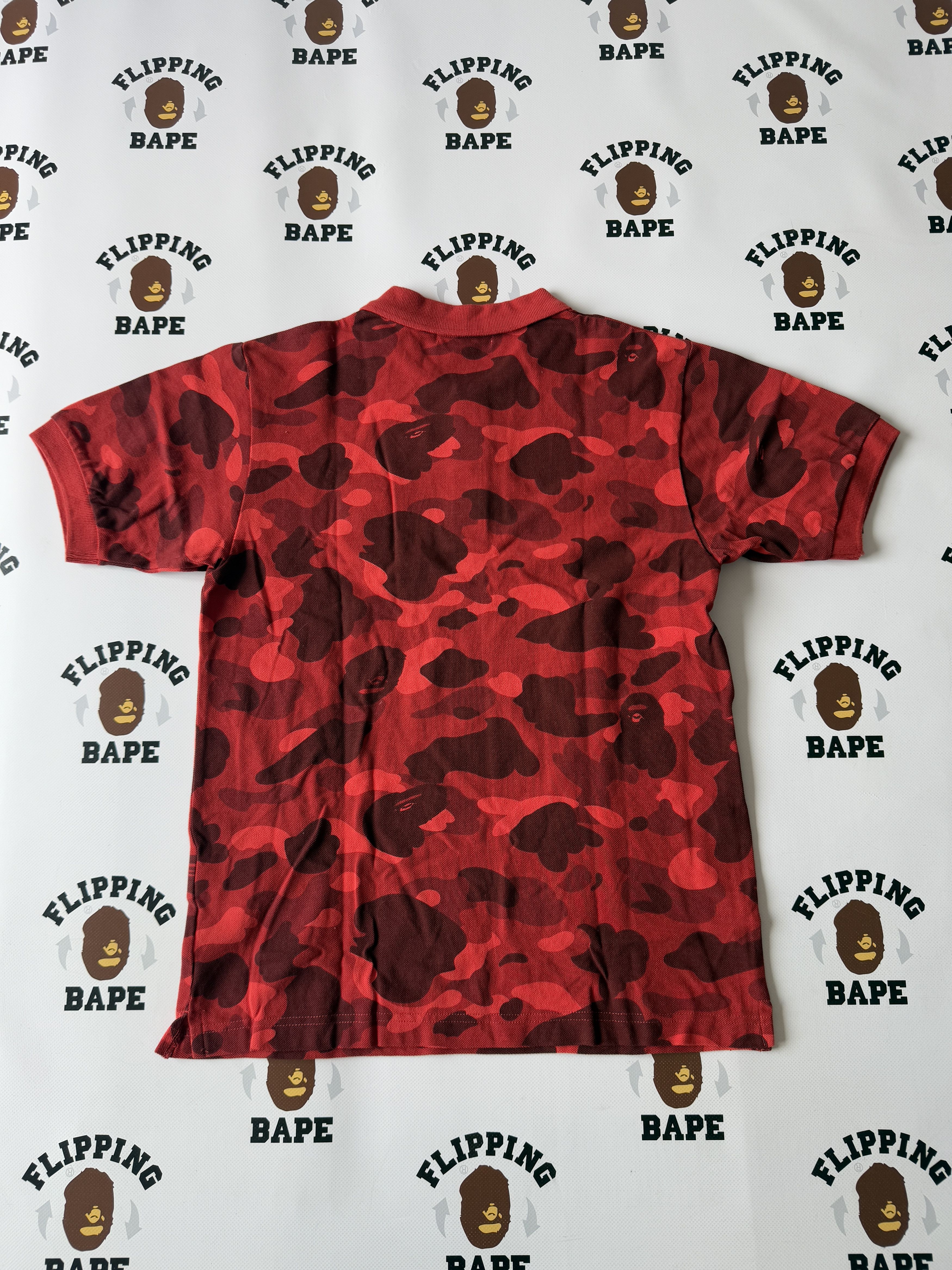 Bape BAPE COLOR CAMO BIG APE HEAD POLO SHIRT Size US M / EU 48-50 / 2 - 2 Thumbnail
