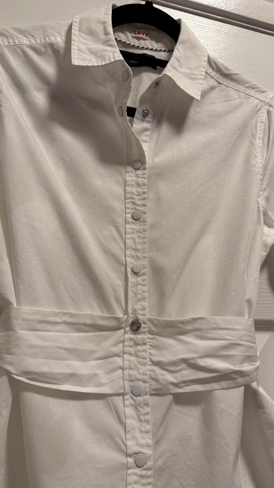 Scotch & Soda Scotch & Soda White Button-Up Shirt with Belt Tie – Size S Size S / US 4 / IT 40 - 3 Thumbnail