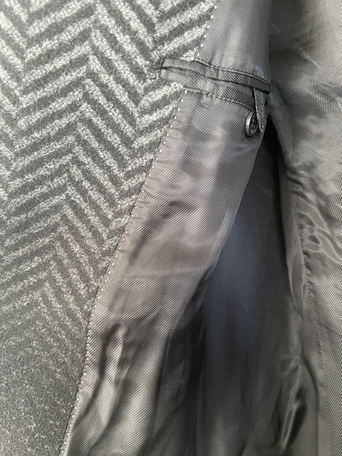 Neil Barrett Neil Barrett Ombre Herringbone Overcoat Size US M / EU 48-50 / 2 - 8 Thumbnail