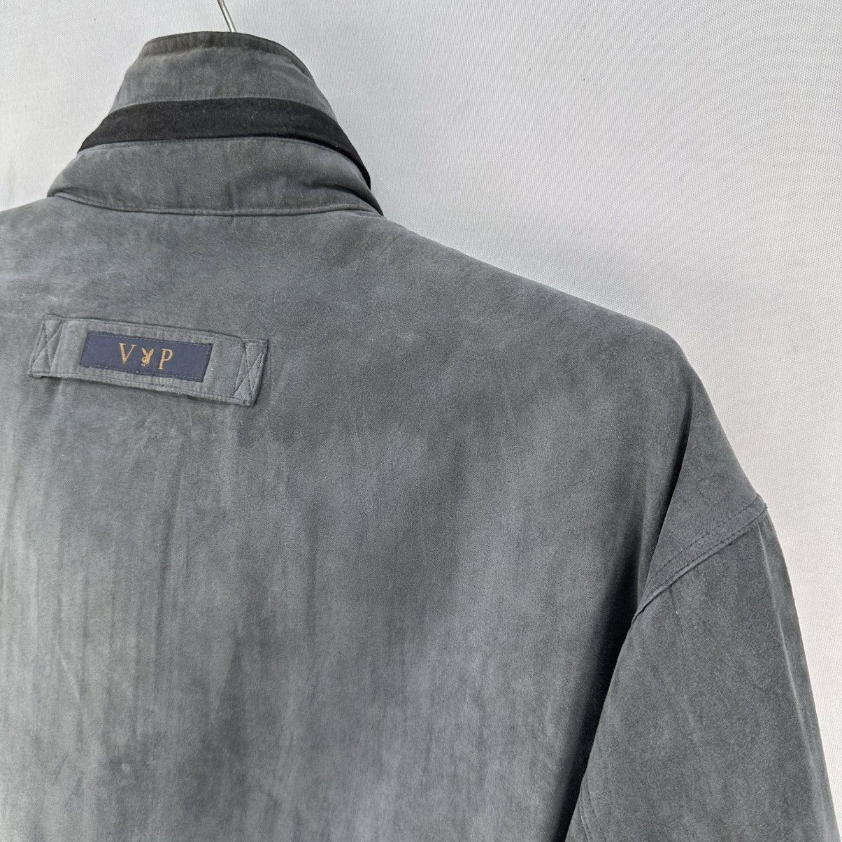 Playboy Vintage 90's VIP Playboy Collection Moleskin Zipper Jacket Size US L / EU 52-54 / 3 - 5 Thumbnail