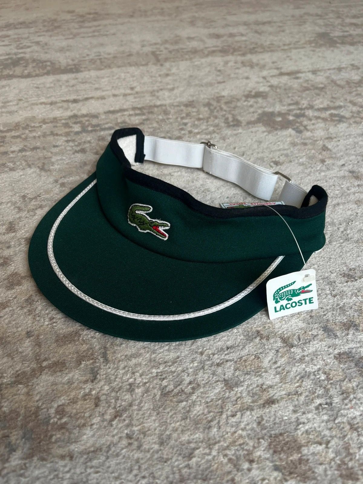 Lacoste Chemise Made in Spain Visor Deadstock 90s One Size