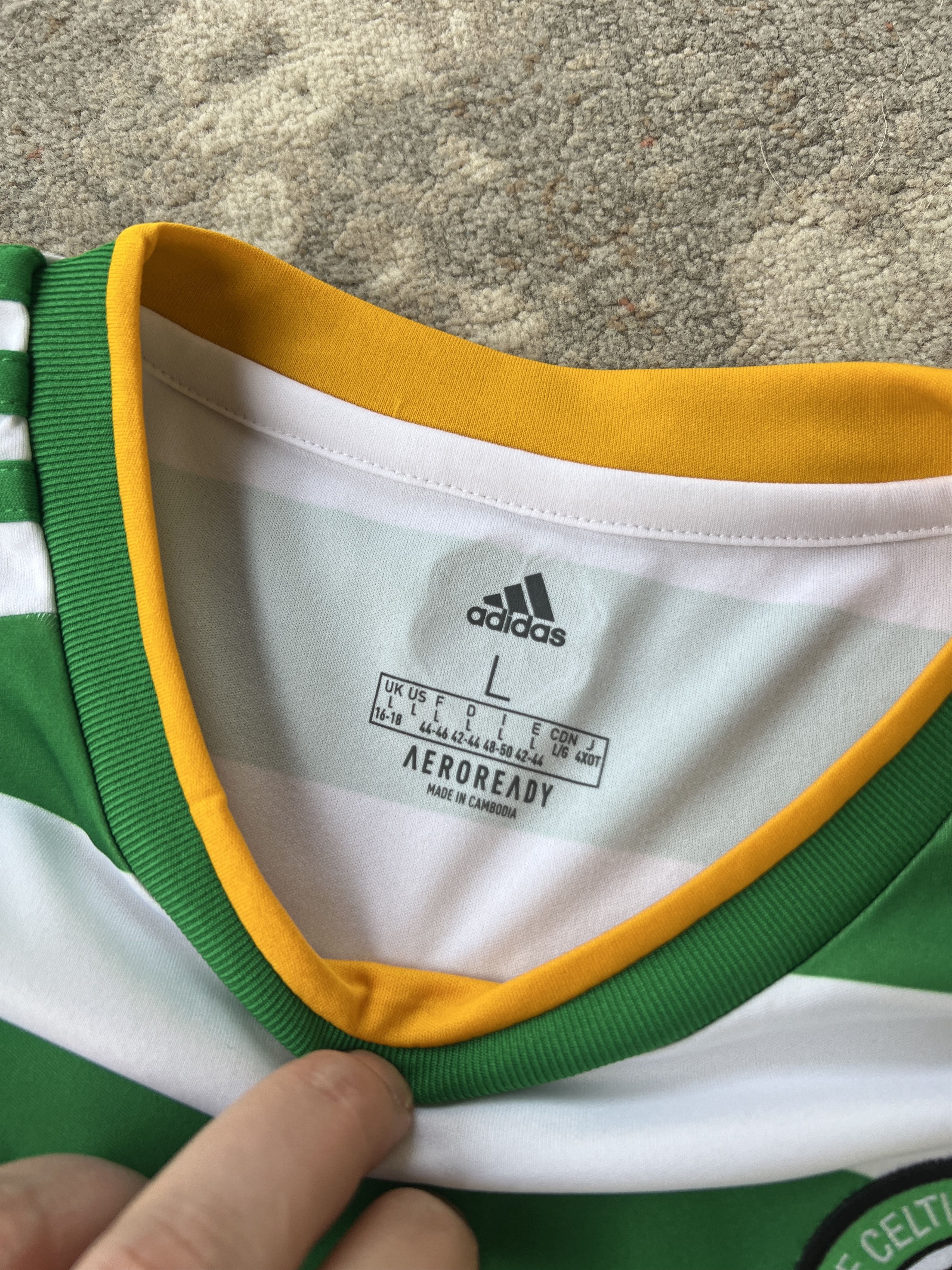 Adidas Adidas The Celtic Football Club Jersey Size US L / EU 52-54 / 3 - 2 Thumbnail