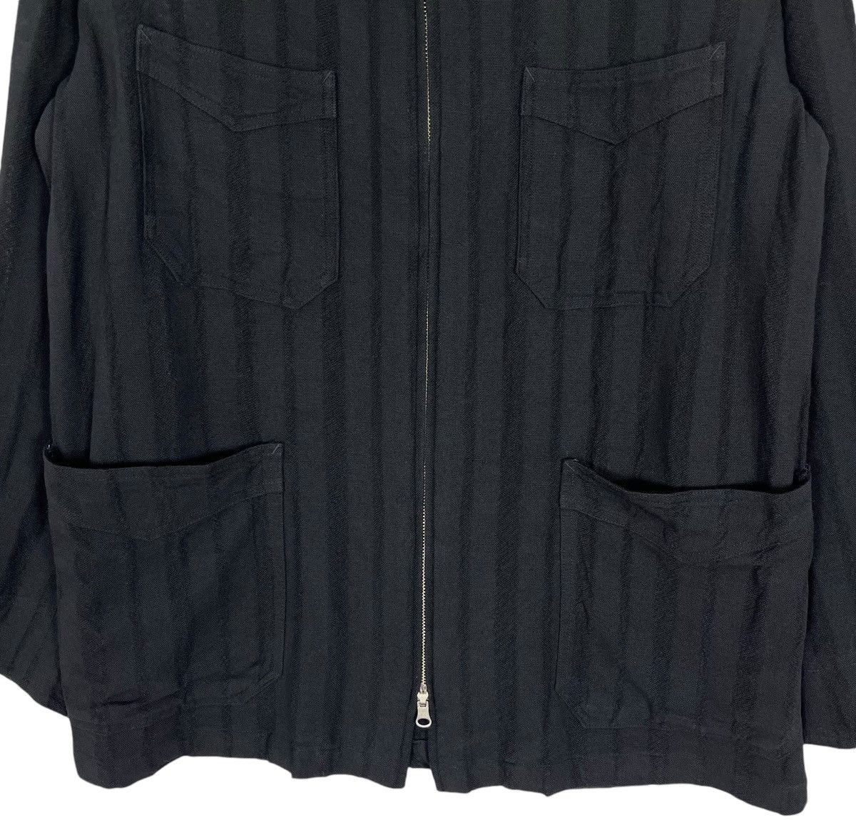 Designer × Y's for Men × Yohji Yamamoto Y’s For Men Yohji Yamamoto See Through Stripes Rayon Jacket Size US M / EU 48-50 / 2 - 4 Thumbnail