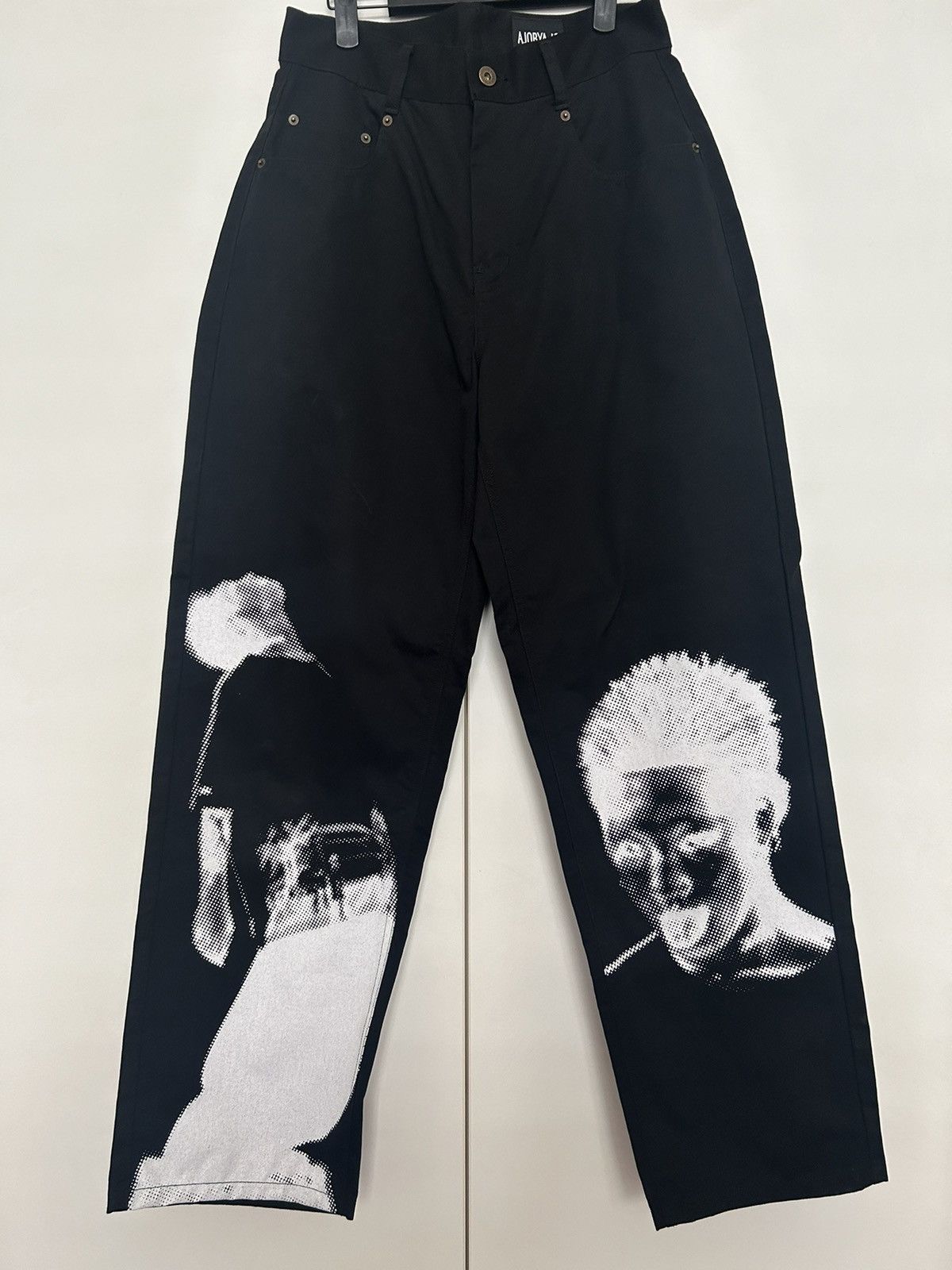 Designer Ajo Taigan graphic cotton pants Size US 29 - 1 Thumbnail