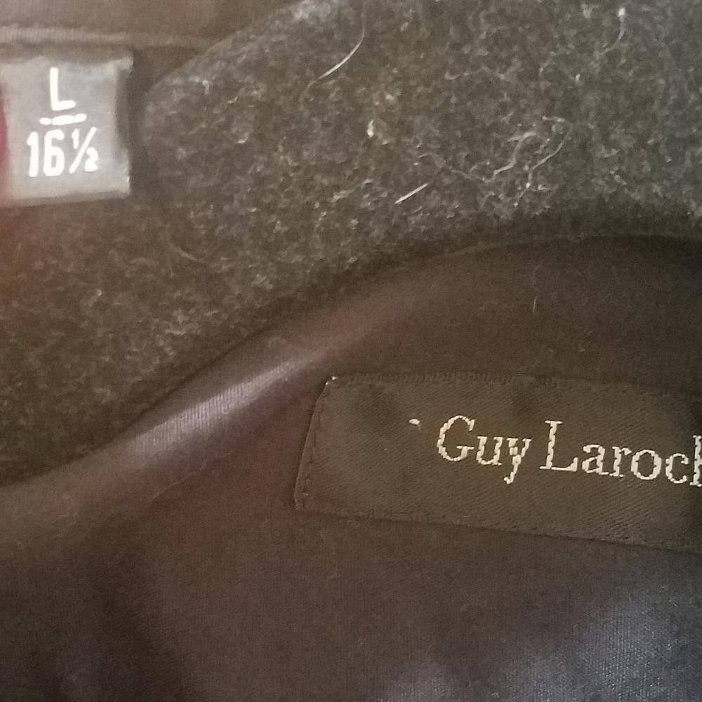 Guy Laroche Guy Laroche Button Down Black Shirt Size Large 16 1/2 Size 42R - 2 Thumbnail