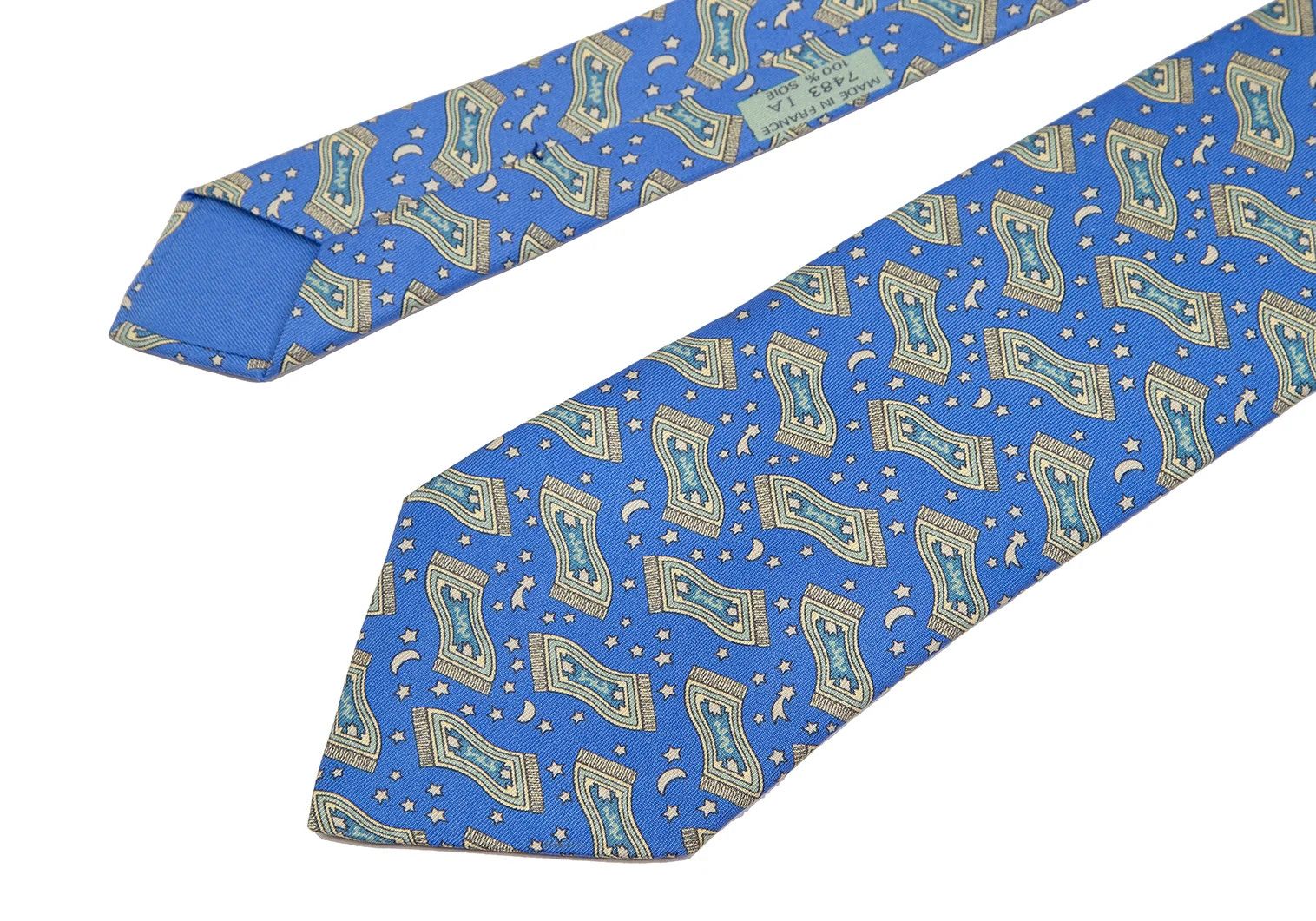 Hermes Silk Tie Carpet in Light Blue Size ONE SIZE - 4 Thumbnail