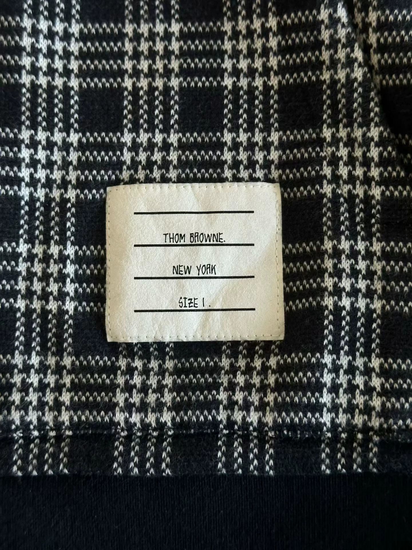 Thom Browne Thom Browne Plaid Zipper Hoodie SZ1 98 New Size US S / EU 44-46 / 1 - 4 Thumbnail