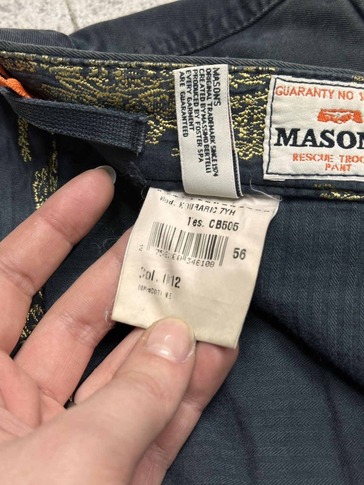 Mason's Vintage Denim Pants Multi pocket Tornado Issey Miyake LGB Size US 40 / EU 56 - 10 Thumbnail