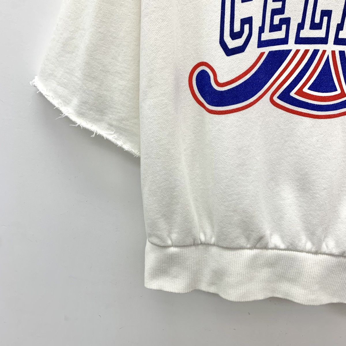 Celine Celine Triomphe Letter Printed Short Sleeve T-shirt K26WX Size S / US 4 / IT 40 - 4 Thumbnail