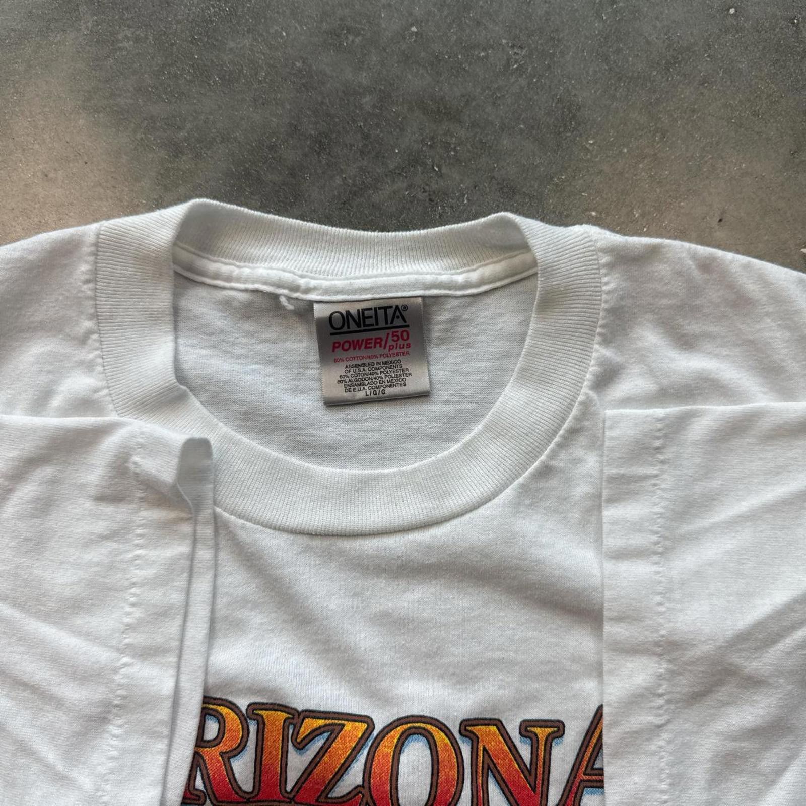 Other Arizona Map Vintage 90's Single Stitch Graphic T-shirt Size US L / EU 52-54 / 3 - 4 Thumbnail