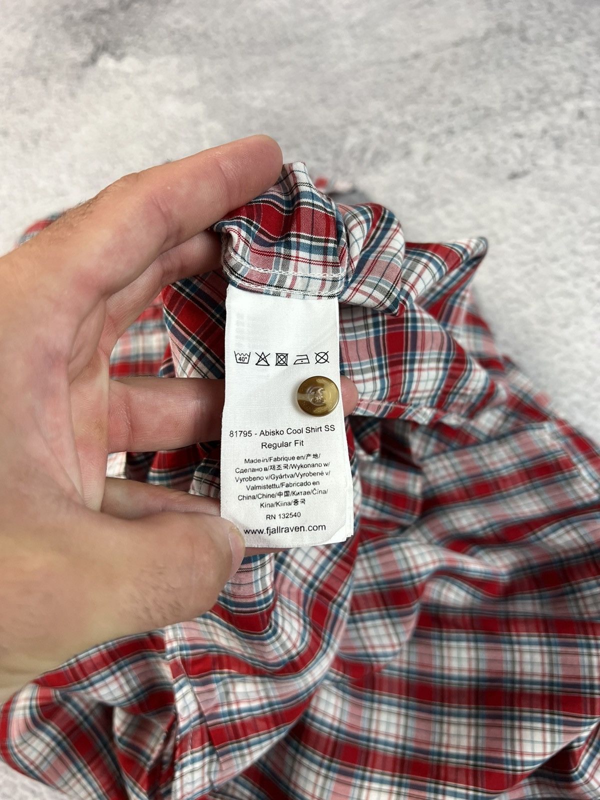 Fjallraven Fjallraven check short sleeve shirt Size US M / EU 48-50 / 2 - 10 Thumbnail