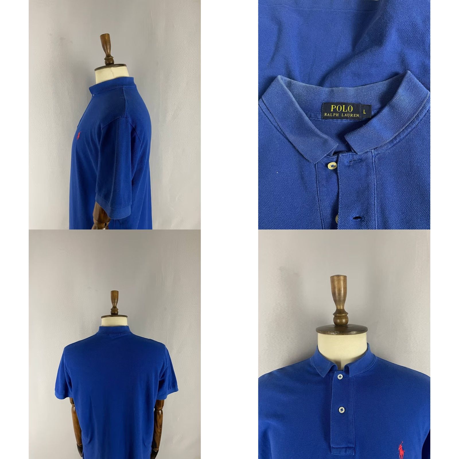Polo Ralph Lauren Polo Ralph Lauren Mens Golf Shirt Size L Blue Cotton Short Sleeve Size US L / EU 52-54 / 3 - 8 Thumbnail