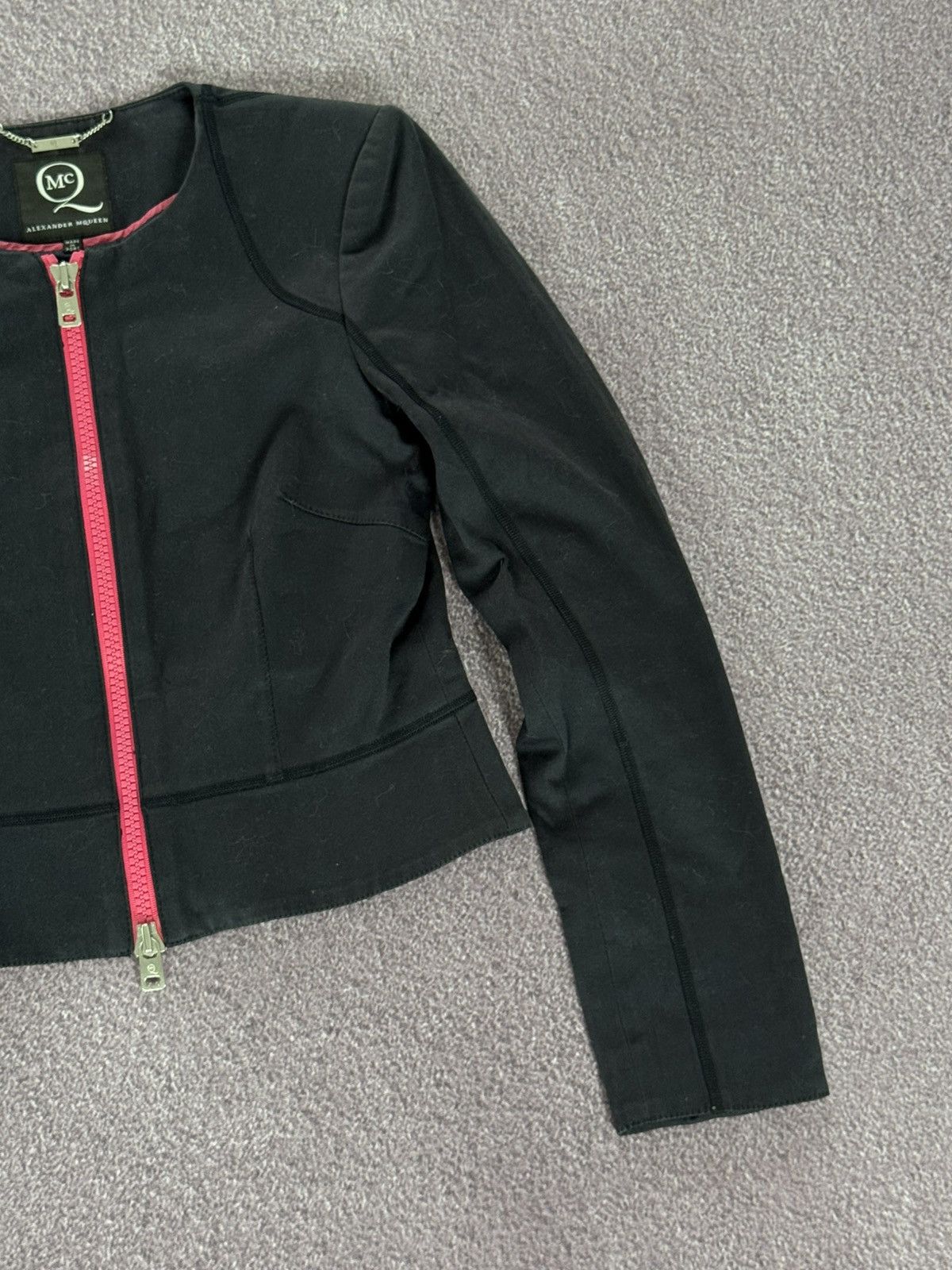 Alexander McQueen Alexander Mcqueen Luxury Vintage Zip Up Blazer Size XS / US 0-2 / IT 36-38 - 5 Thumbnail