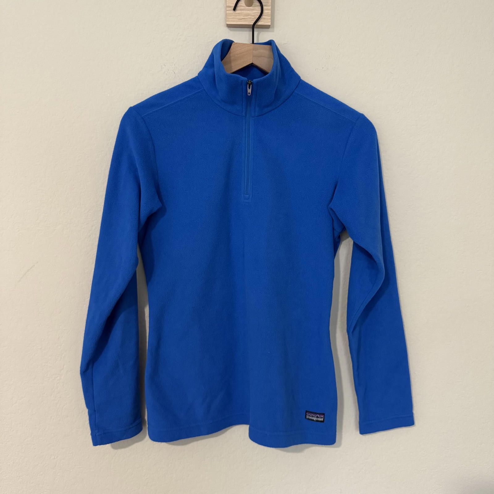 Patagonia Patagonia Sweater Women's S Blue 1/4 Zip Fleece Pullover Size S / US 4 / IT 40 - 1 Thumbnail